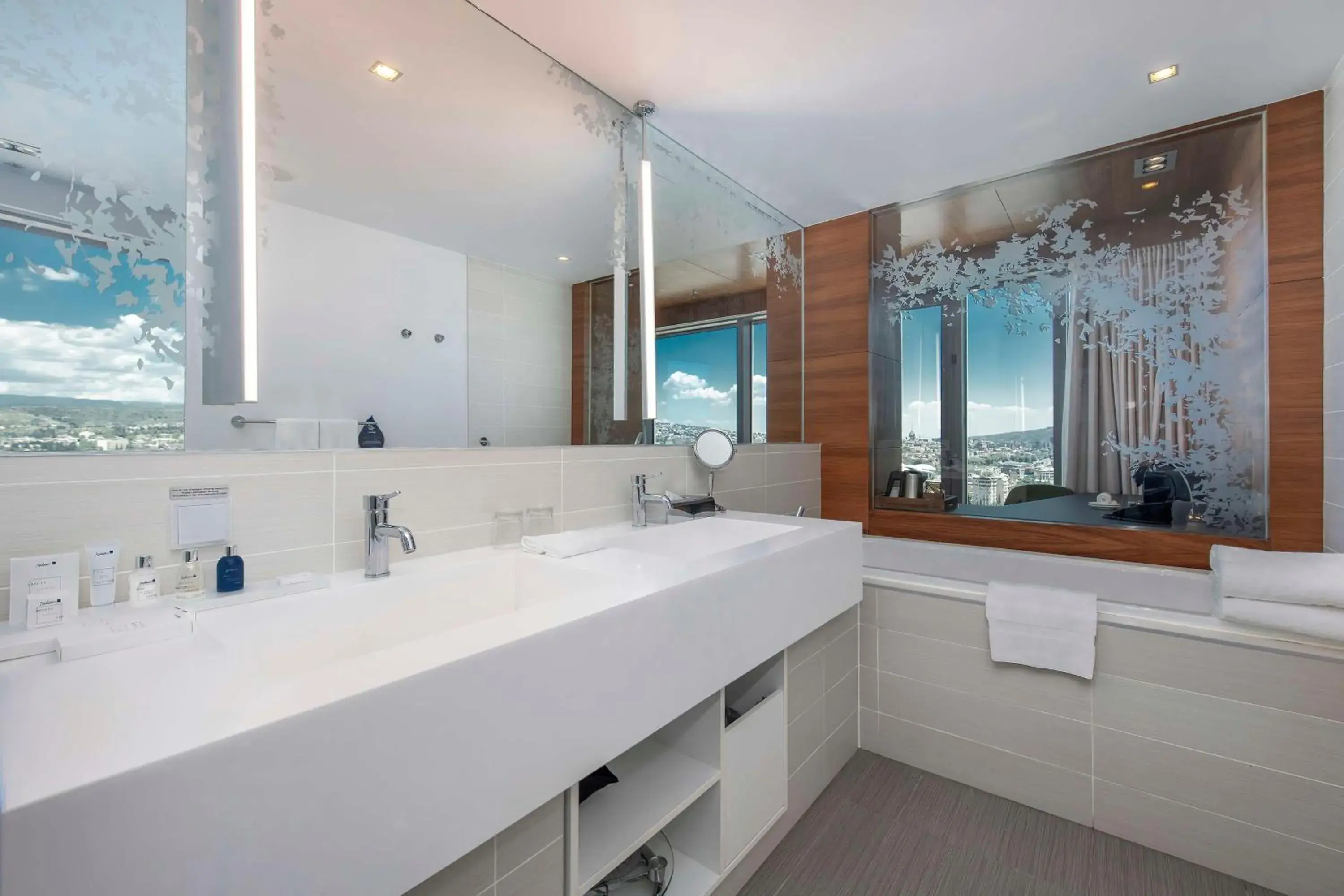 Bathroom in Radisson Blu Iveria Hotel Bathroom in Radisson Blu Iveria Hotel