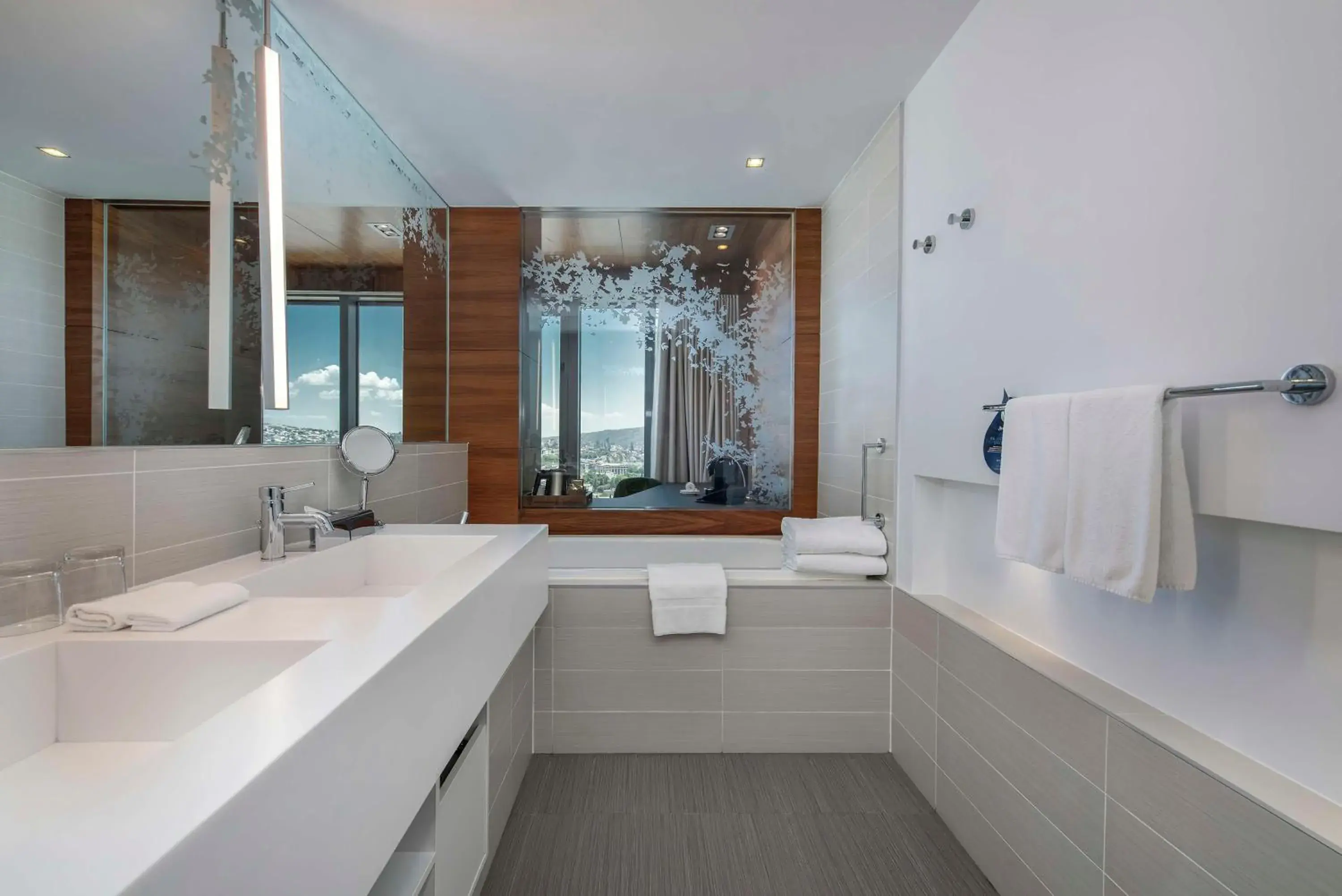 Bathroom in Radisson Blu Iveria Hotel Bathroom in Radisson Blu Iveria Hotel