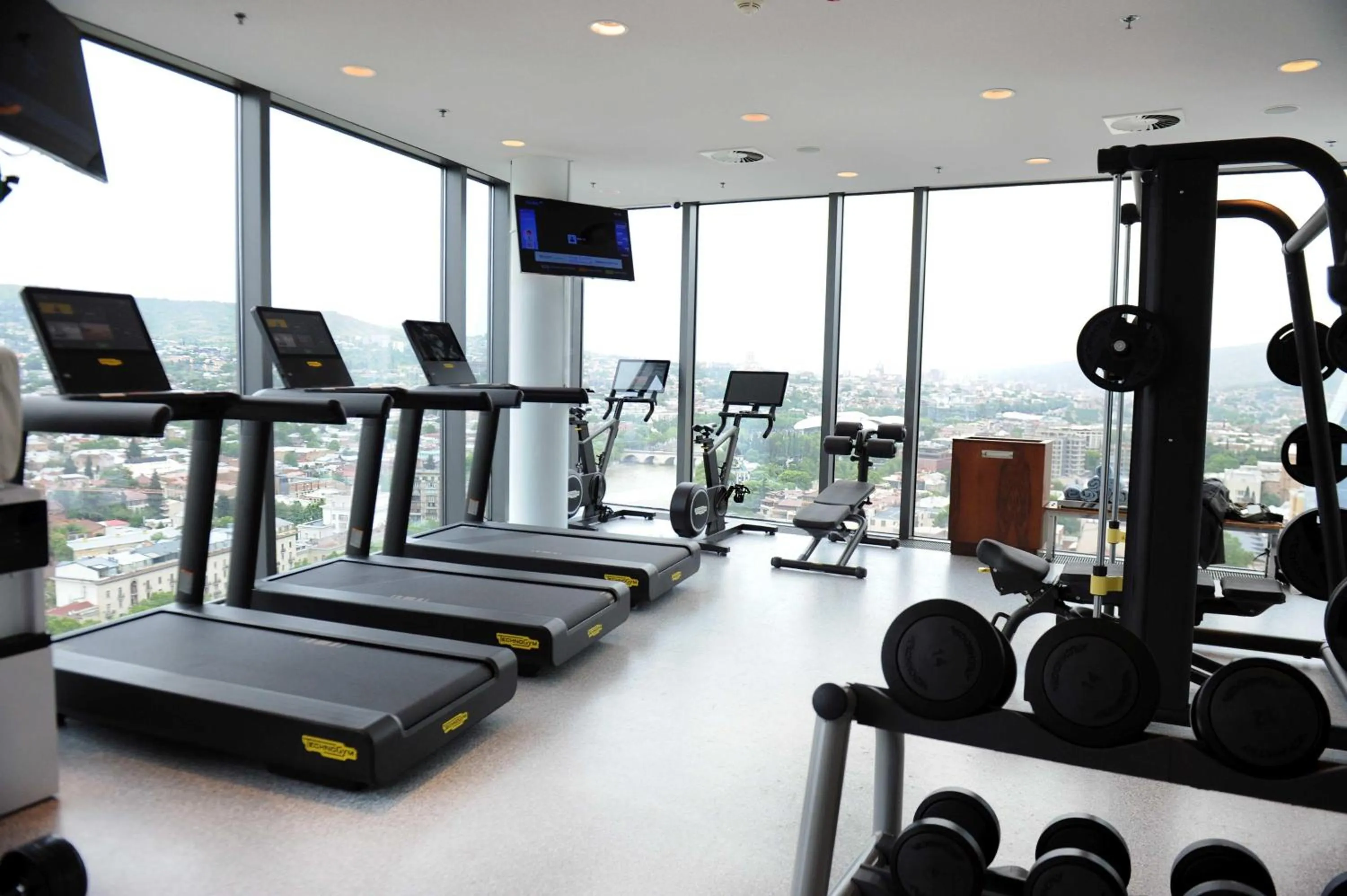 Fitness centre/facilities in Radisson Blu Iveria Hotel