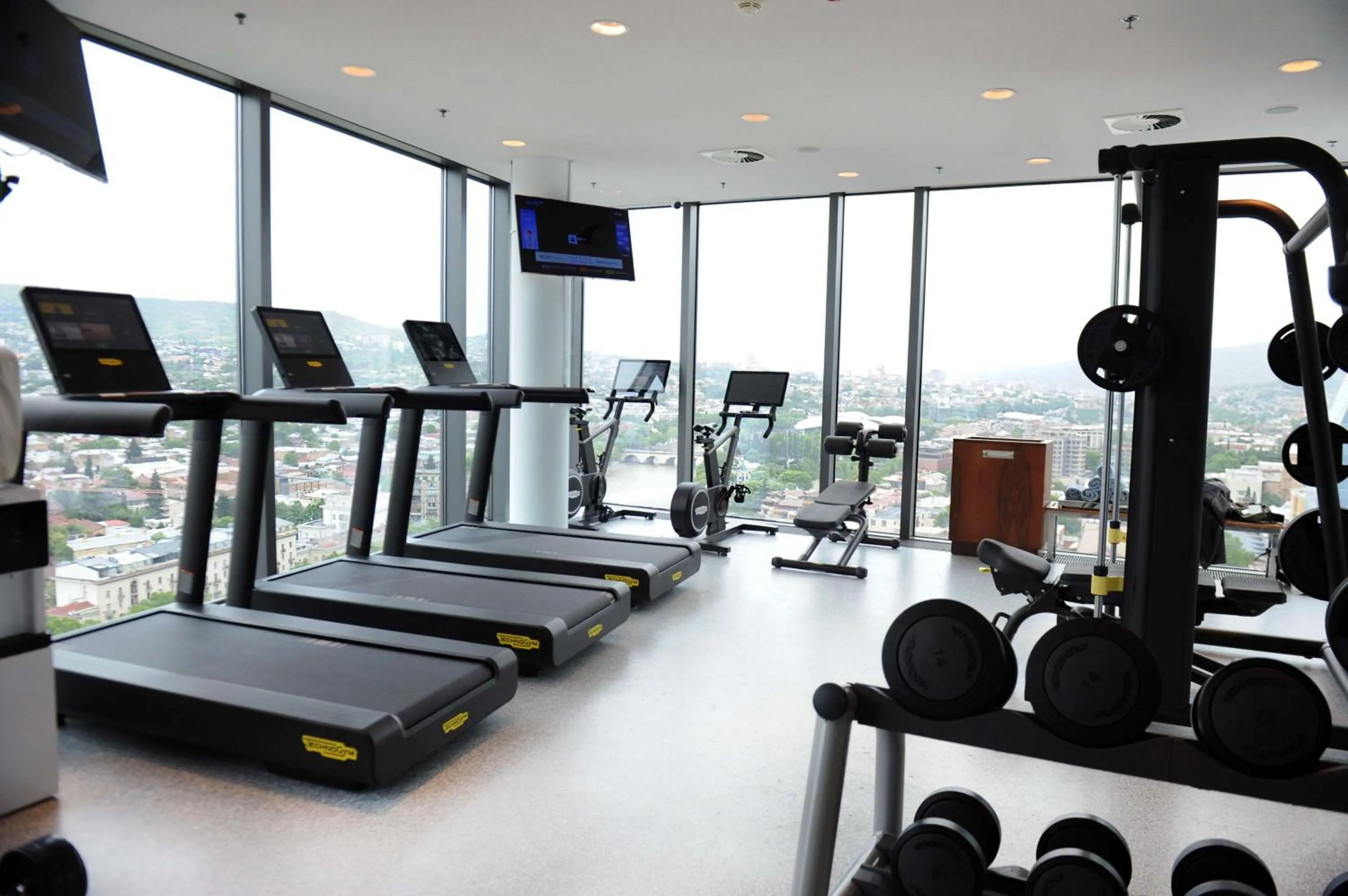 Fitness centre/facilities in Radisson Blu Iveria Hotel