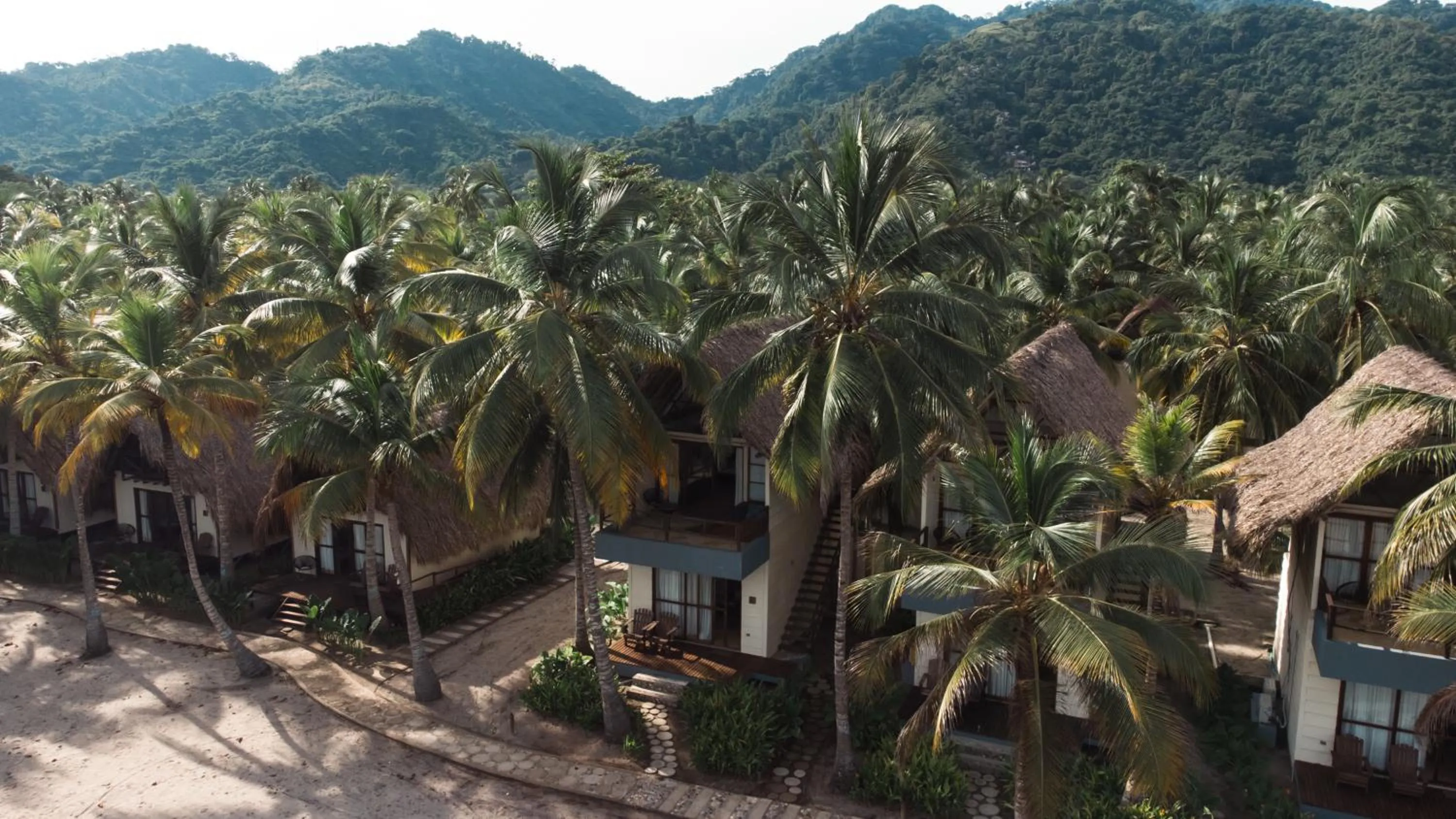 Natural landscape in Tay Beach Hotel Tayrona