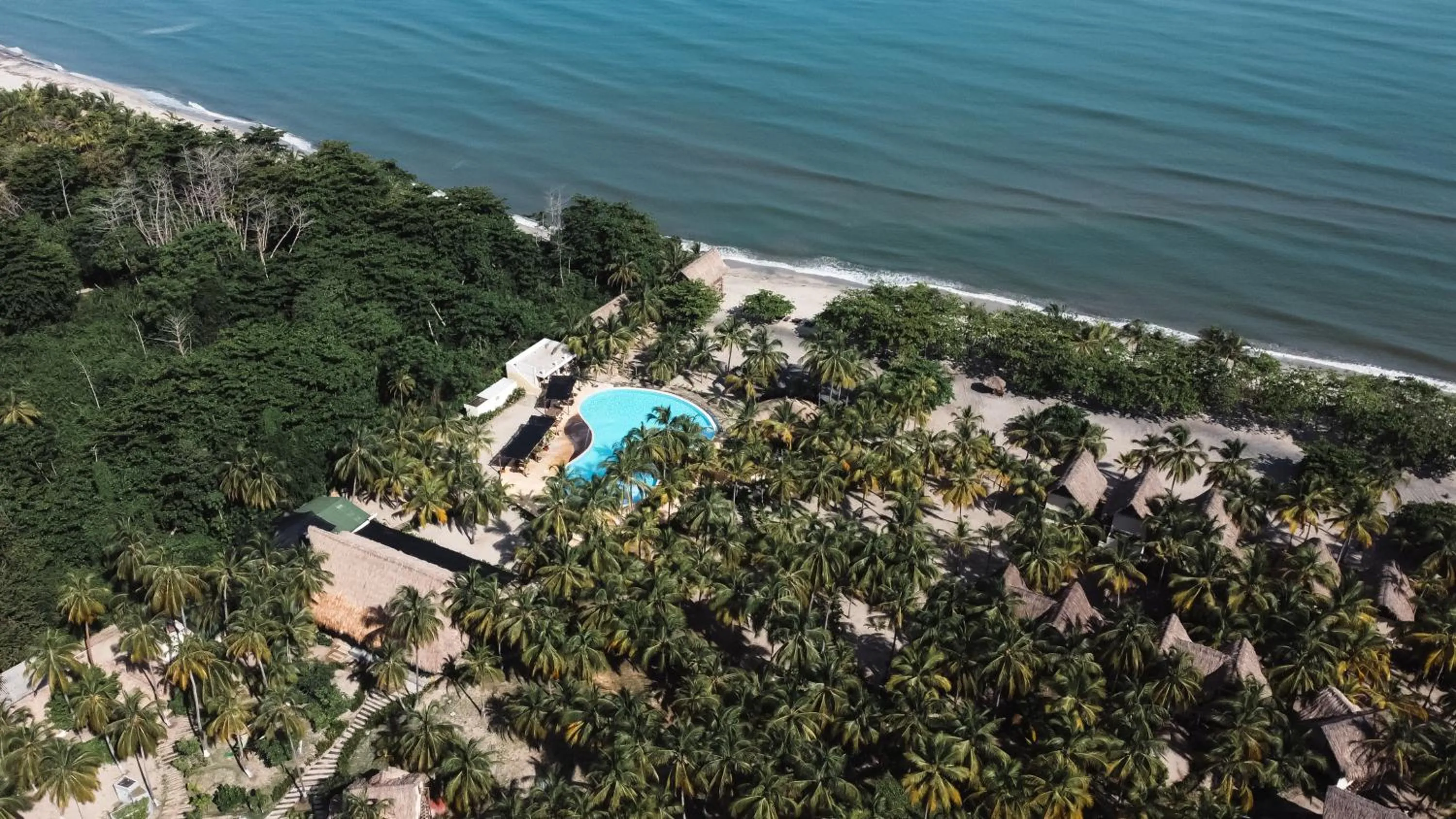Natural landscape in Tay Beach Hotel Tayrona