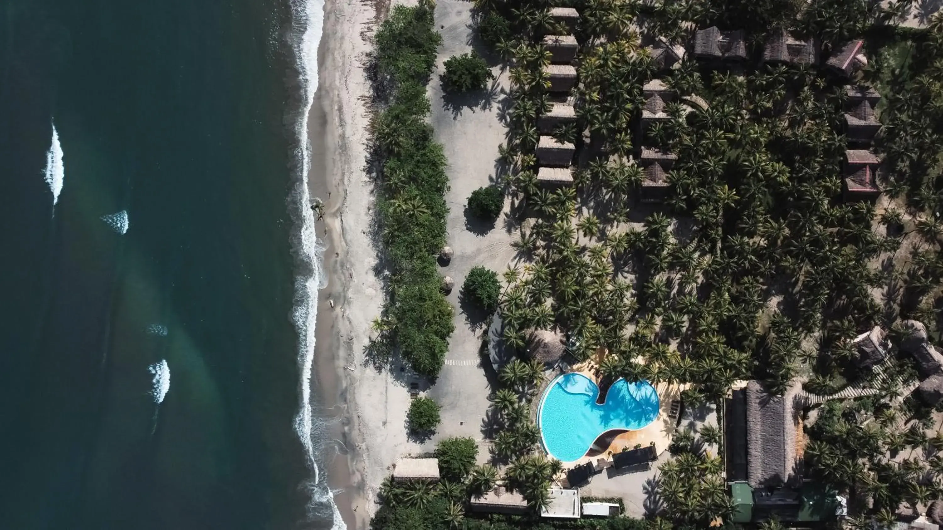 Bird's eye view in Tay Beach Hotel Tayrona Bird's eye view in Tay Beach Hotel Tayrona