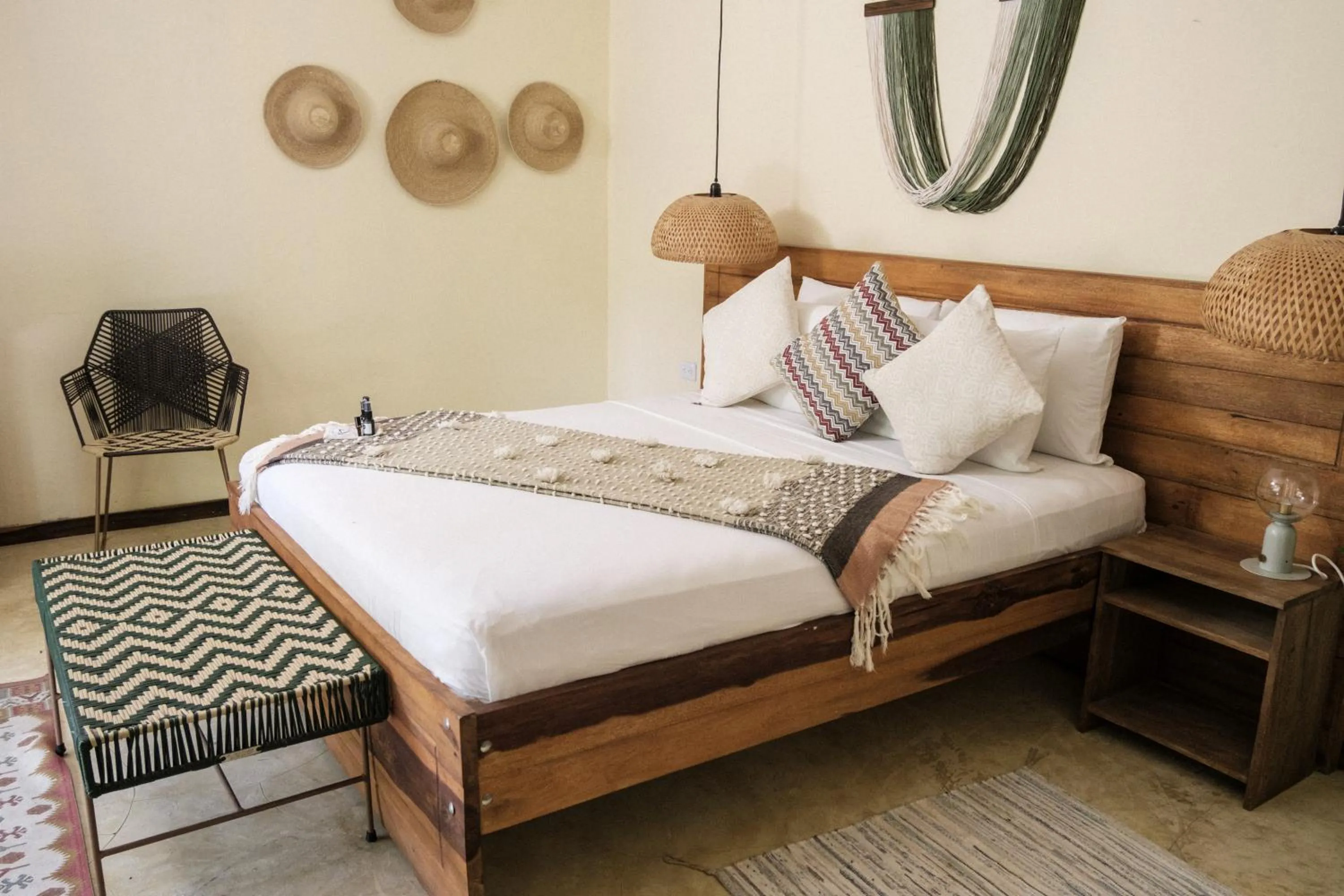 Bed in Tay Beach Hotel Tayrona