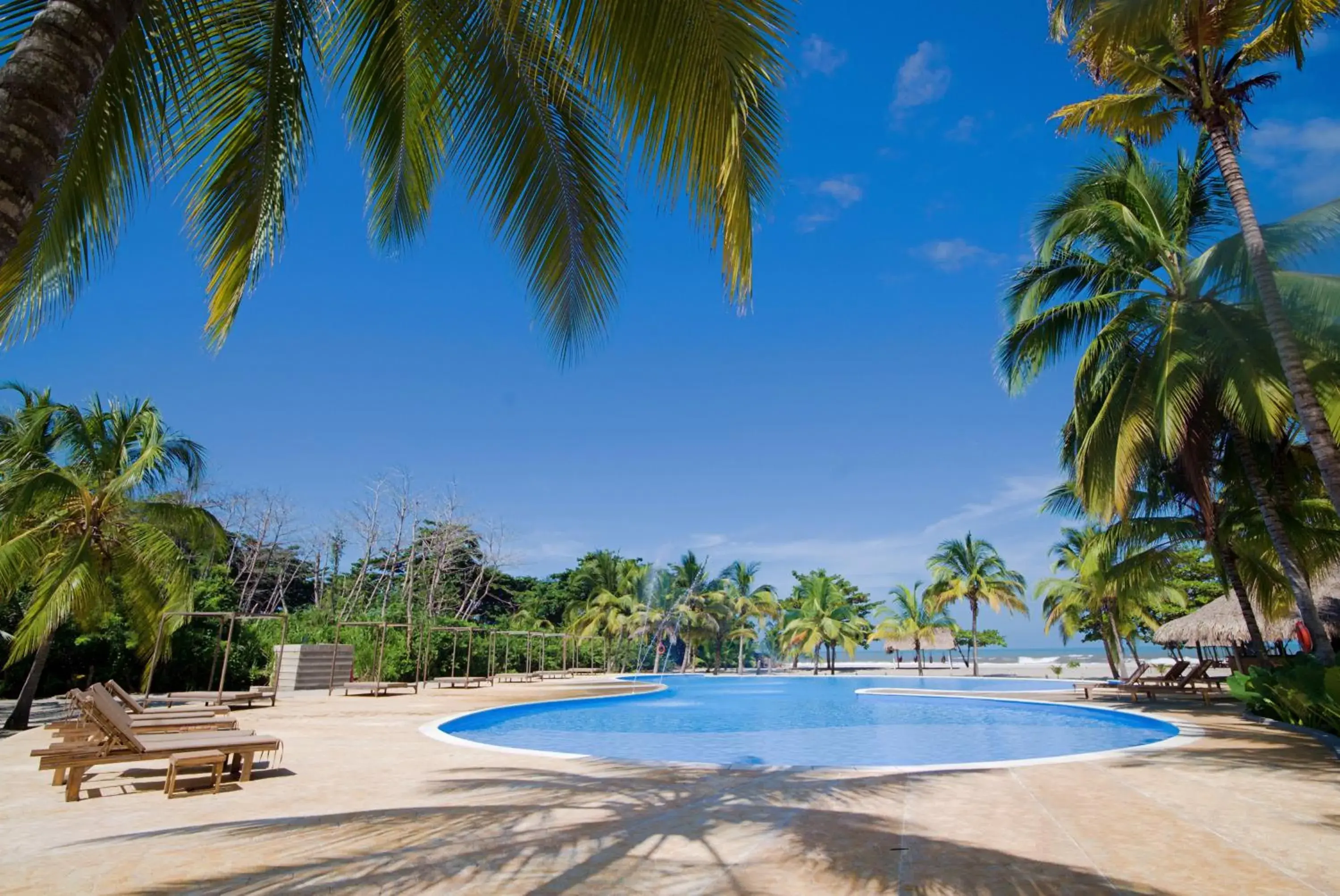 Pool view in Tay Beach Hotel Tayrona Pool view in Tay Beach Hotel Tayrona
