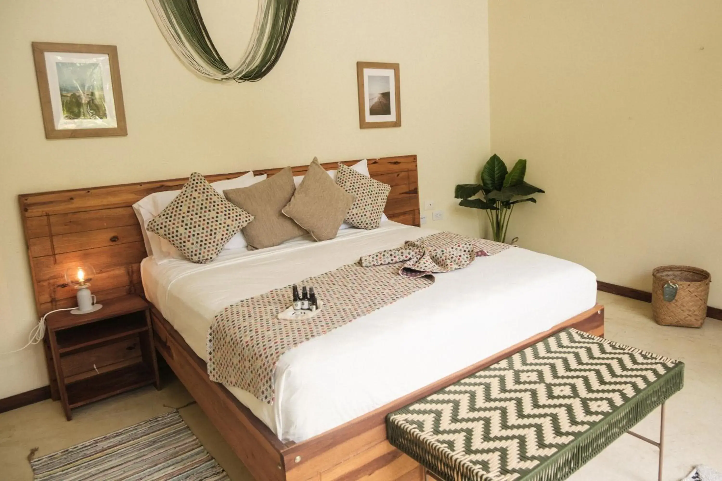 Bed in Tay Beach Hotel Tayrona Bed in Tay Beach Hotel Tayrona