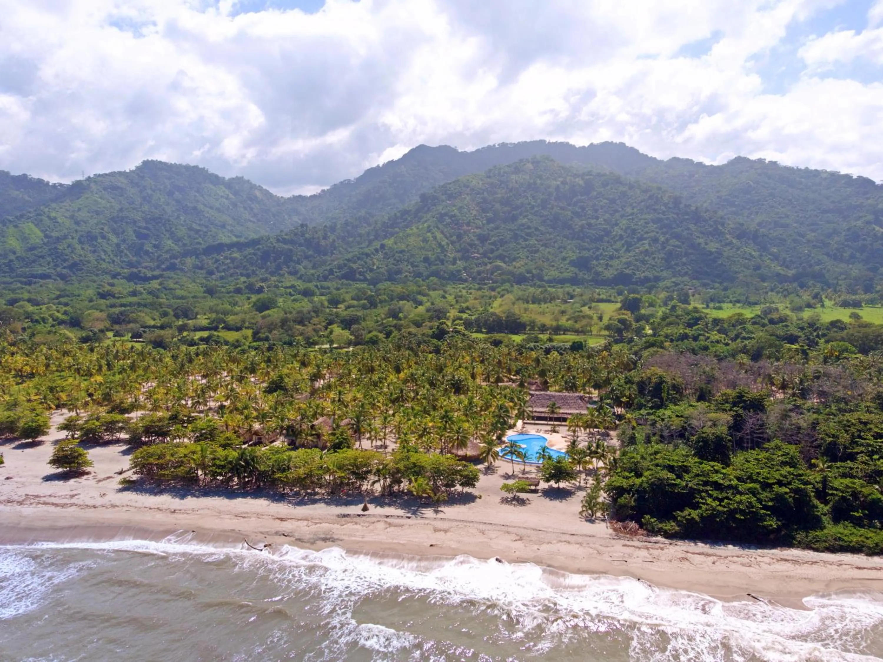Natural landscape in Tay Beach Hotel Tayrona