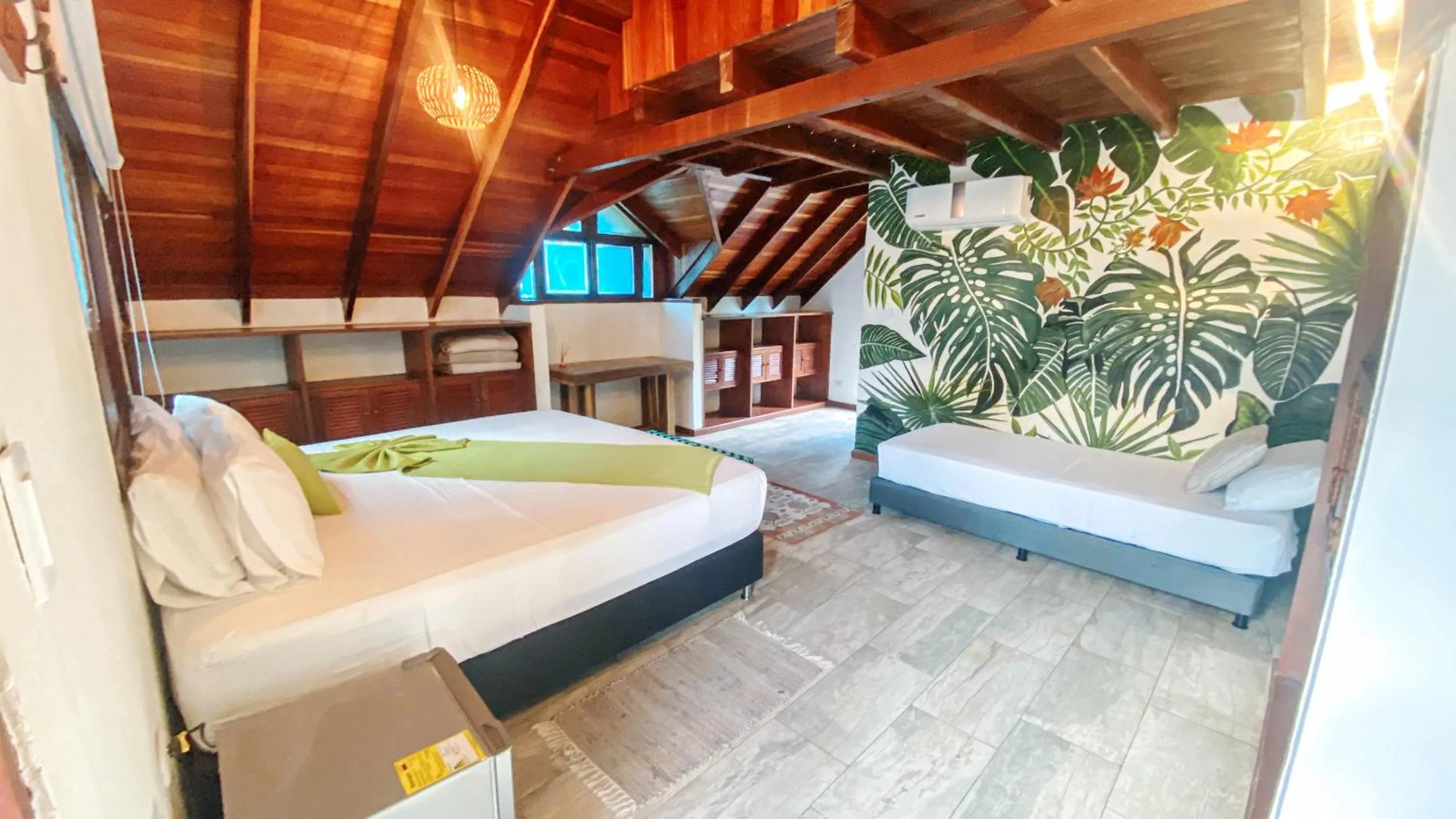 Bed in Tay Beach Hotel Tayrona