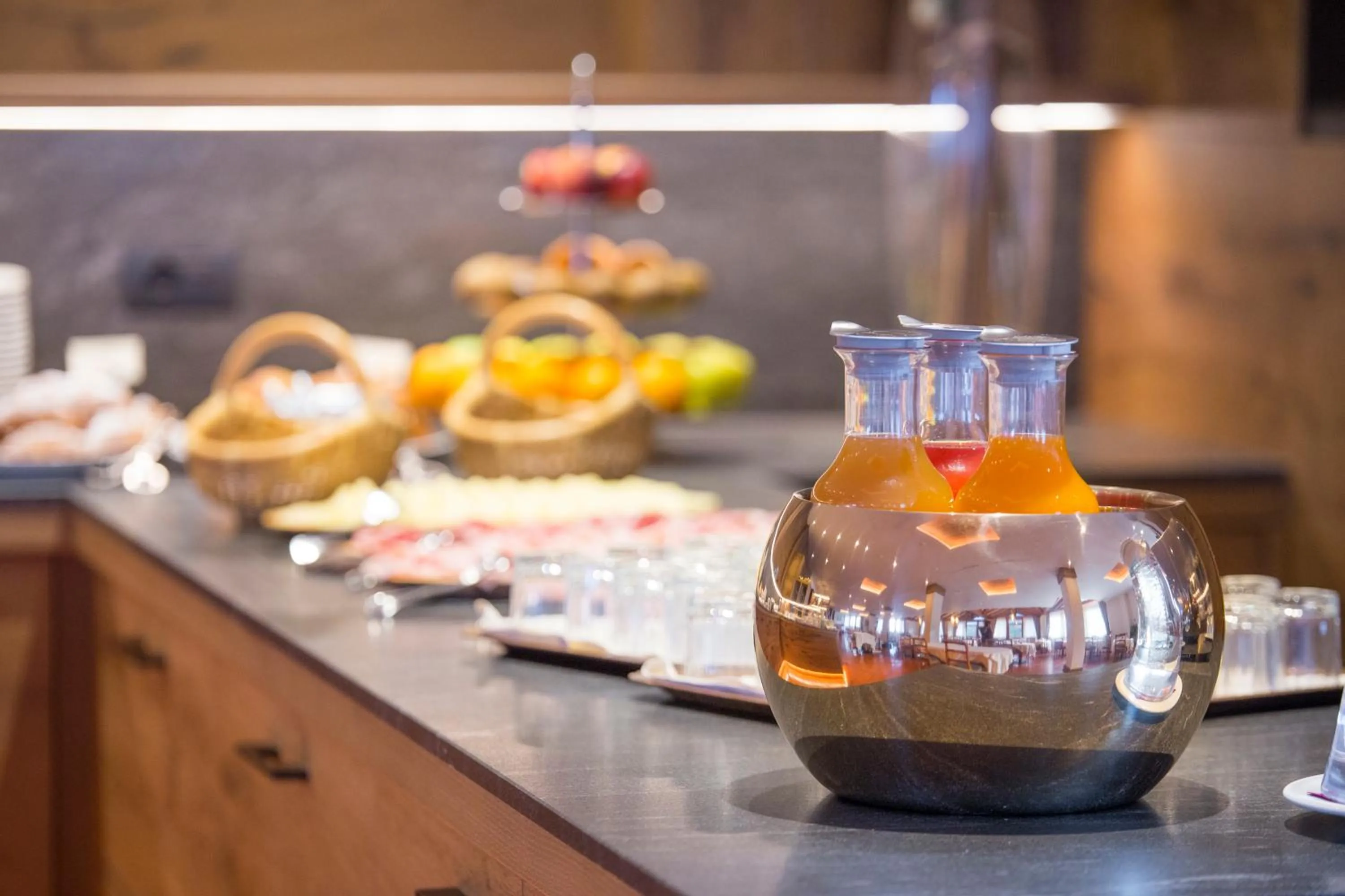 Buffet breakfast in Ariston Lake View Hotel