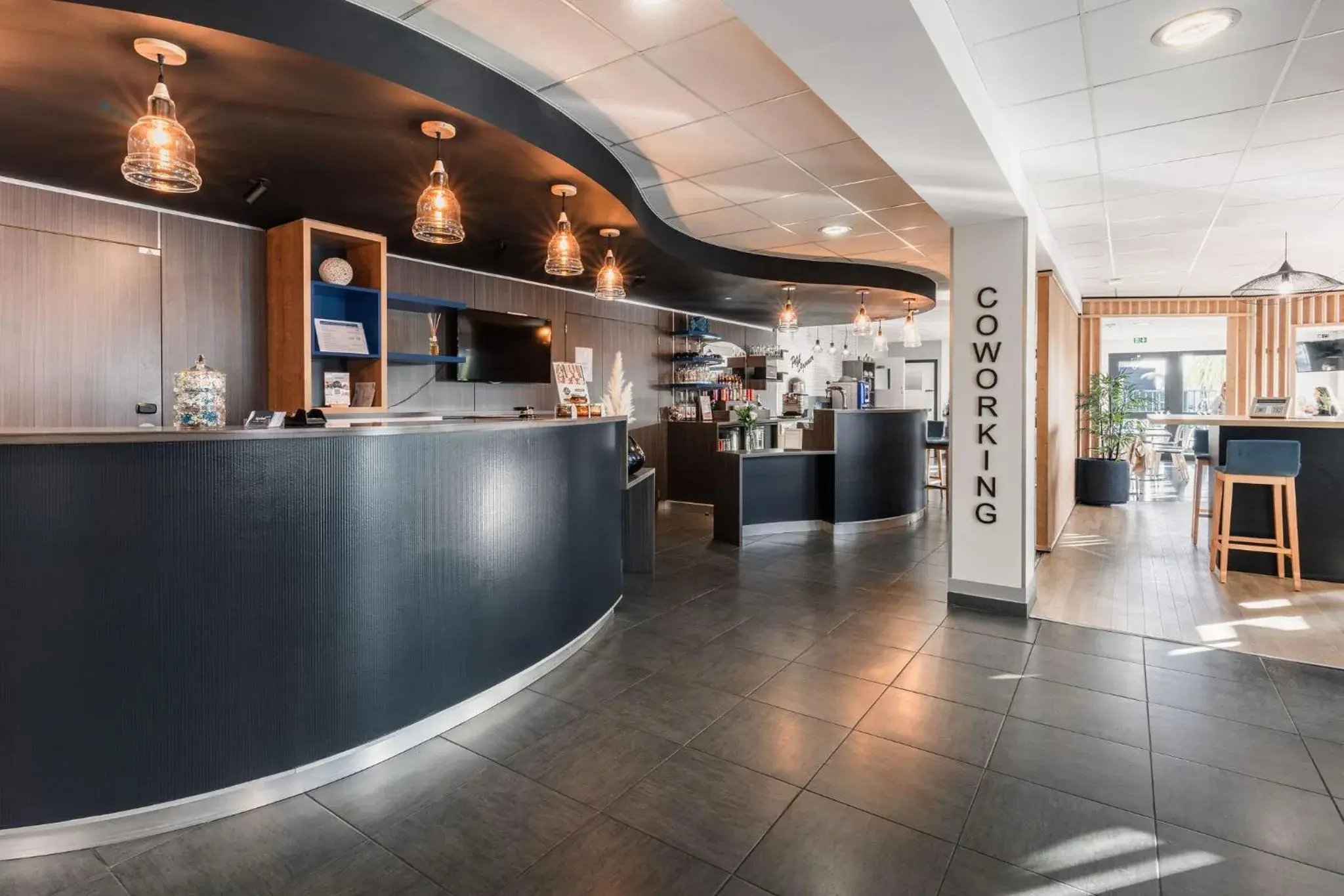 Lobby or reception in Kyriad Saint Brieuc - Tregueux Lobby or reception in Kyriad Saint Brieuc - Tregueux