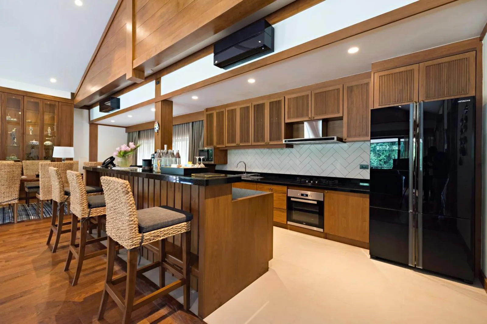 Kitchen or kitchenette in Onsen at Moncham