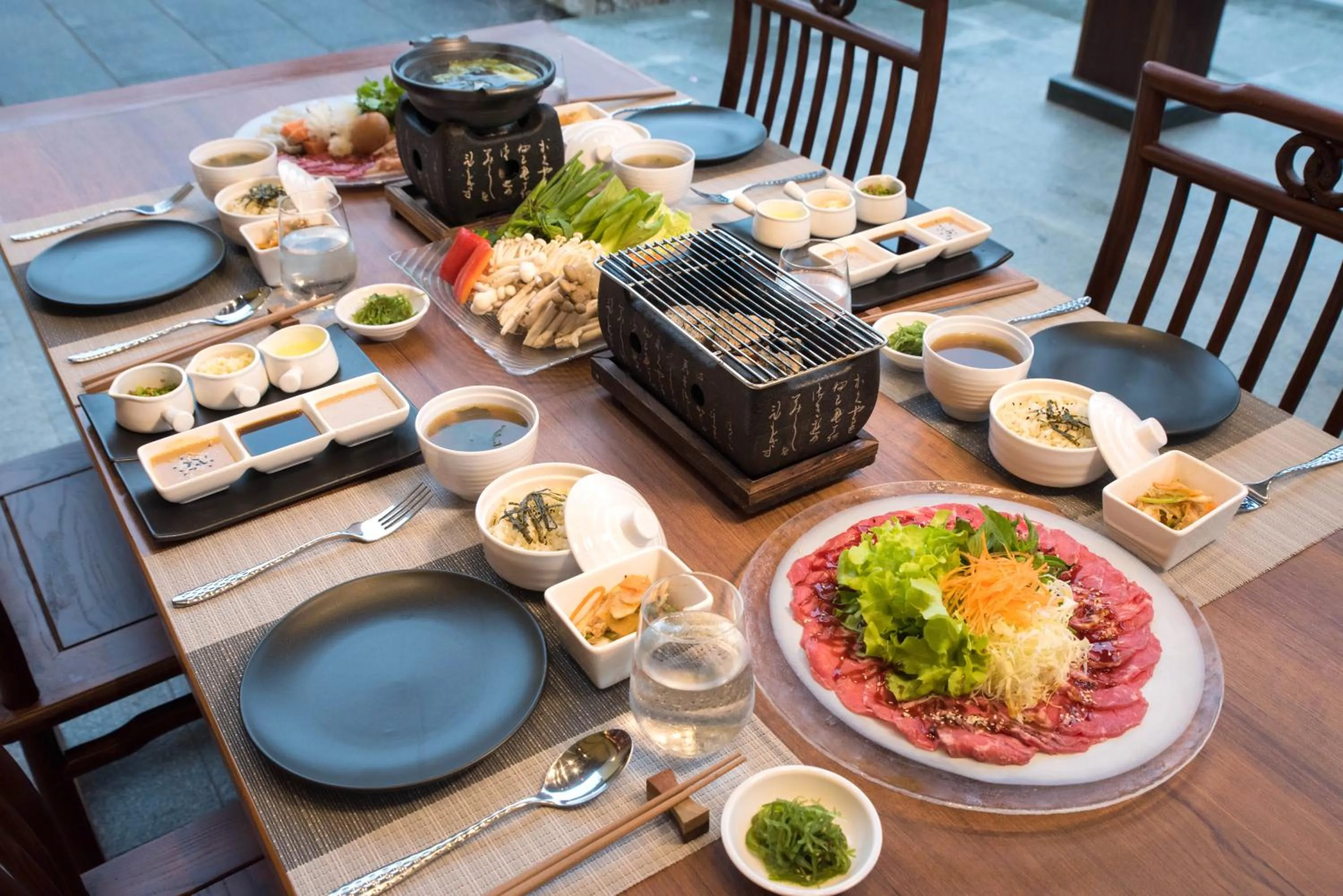 Food close-up in Onsen at Moncham