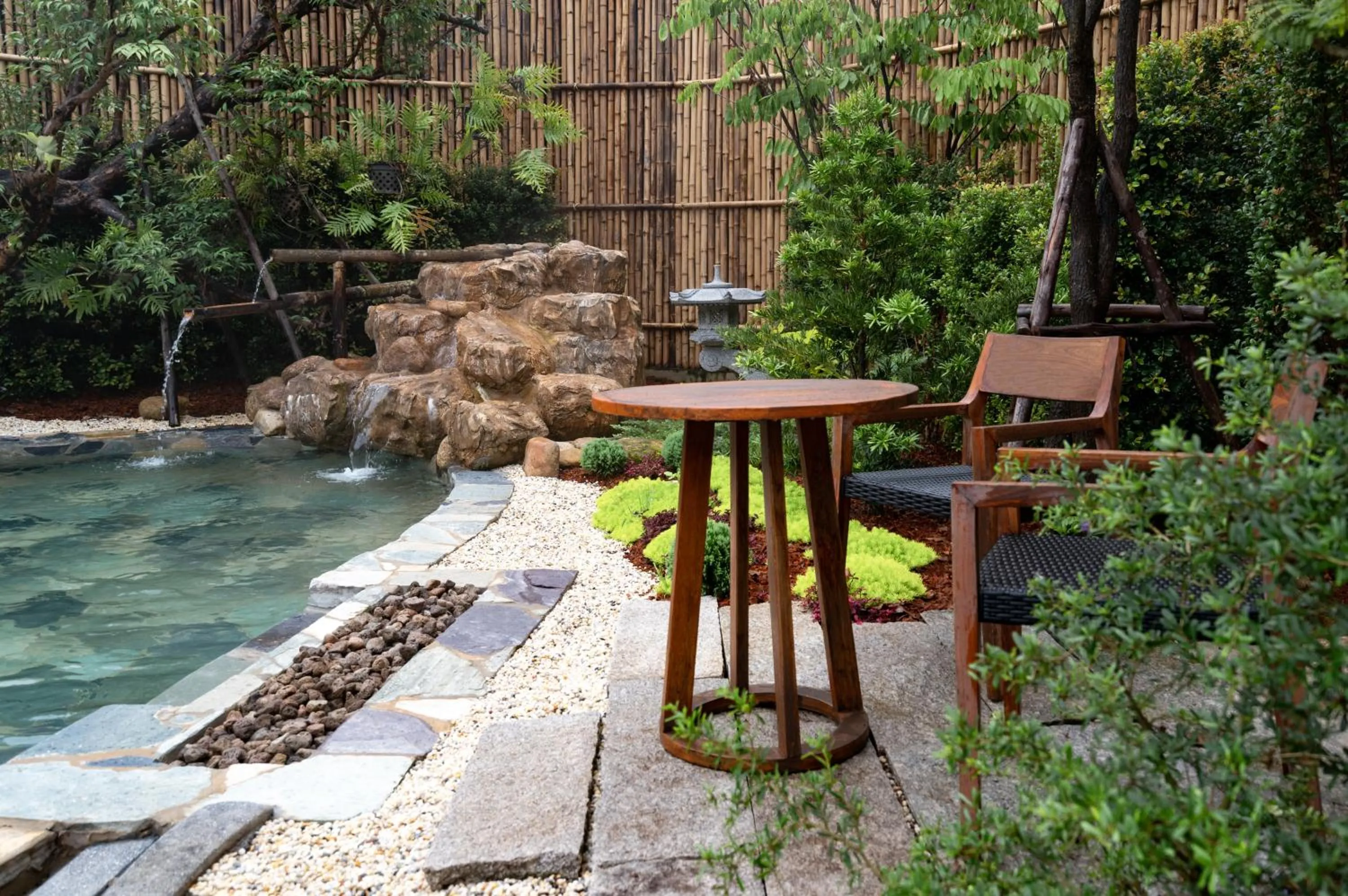 Hot Spring Bath in Onsen at Moncham