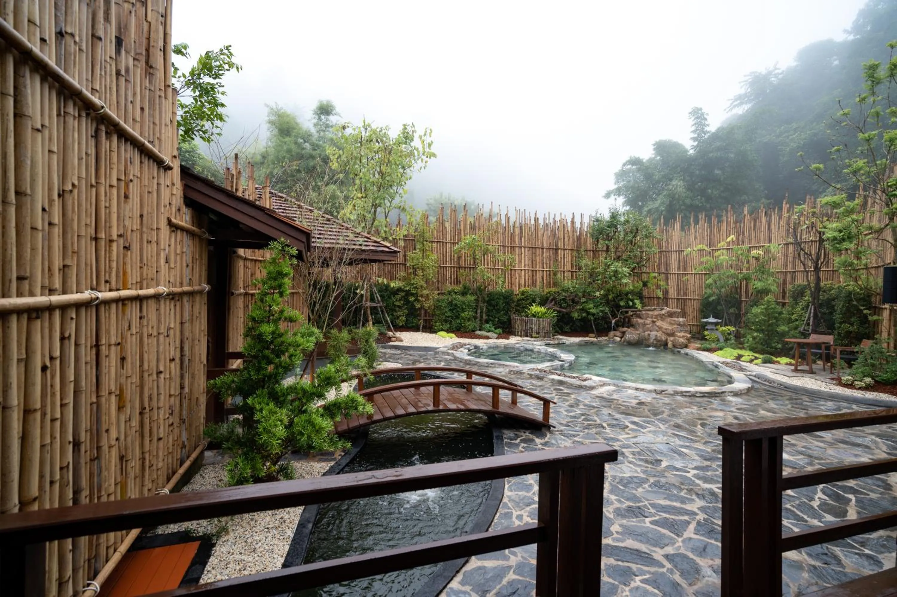 Natural landscape in Onsen at Moncham