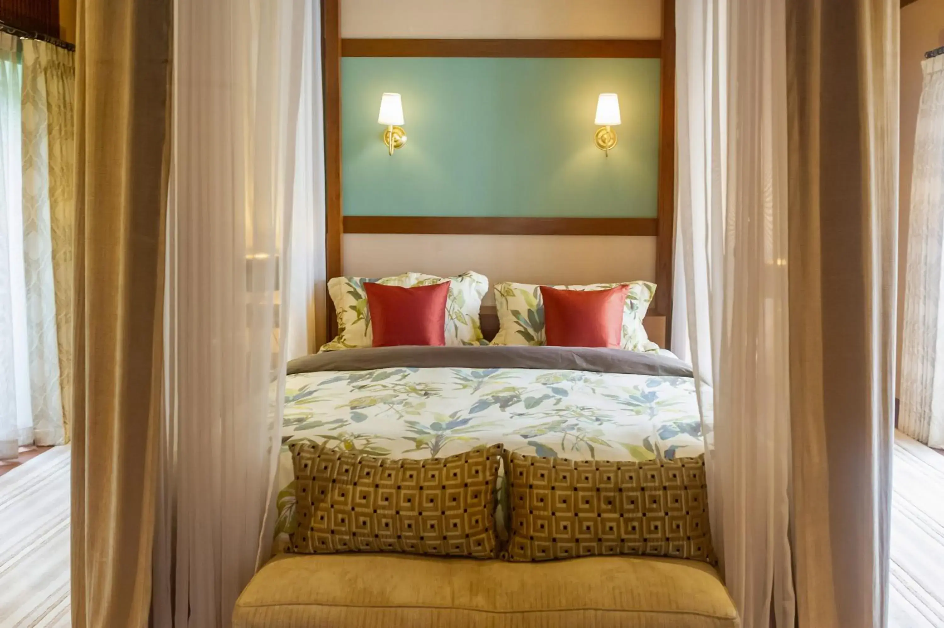 Bed in Onsen at Moncham Bed in Onsen at Moncham