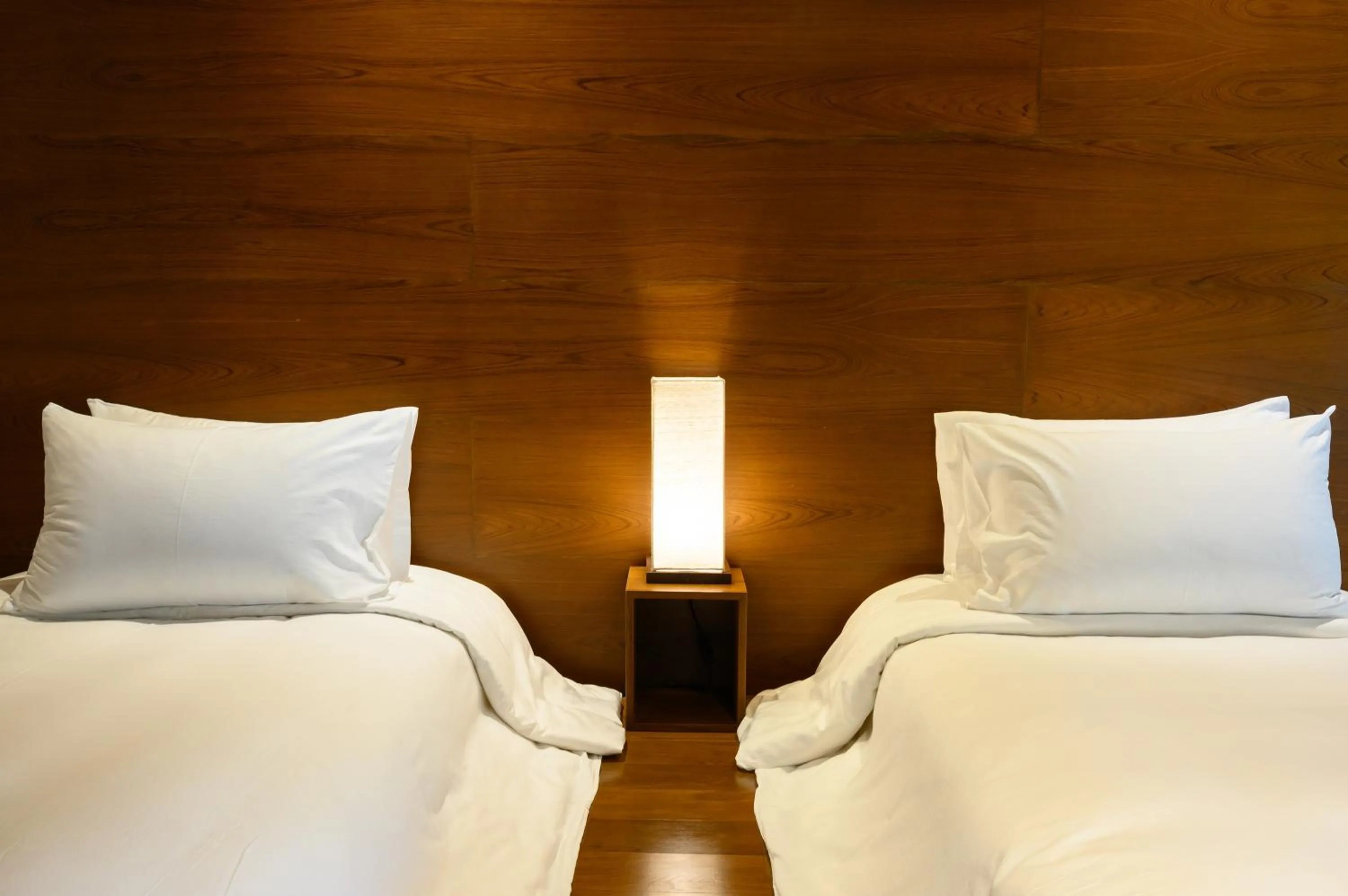 Bed in Onsen at Moncham