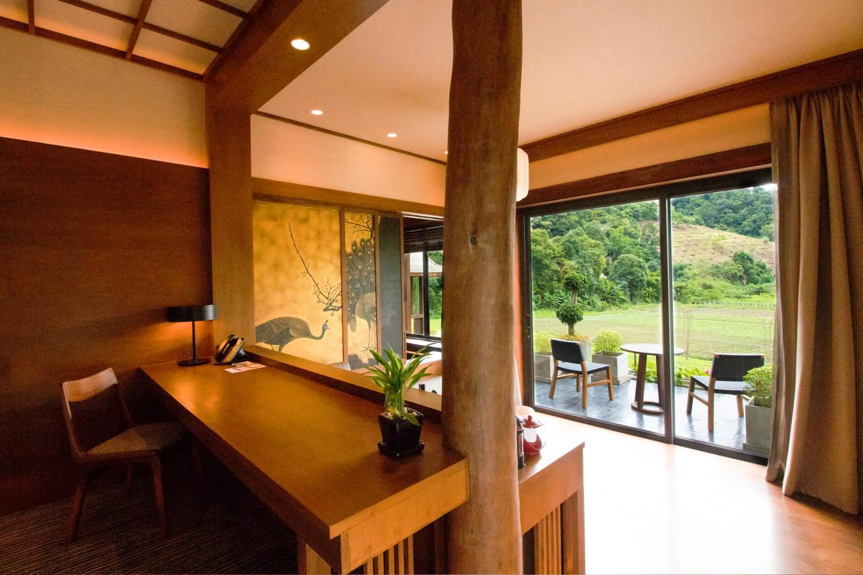 View (from property/room) in Onsen at Moncham