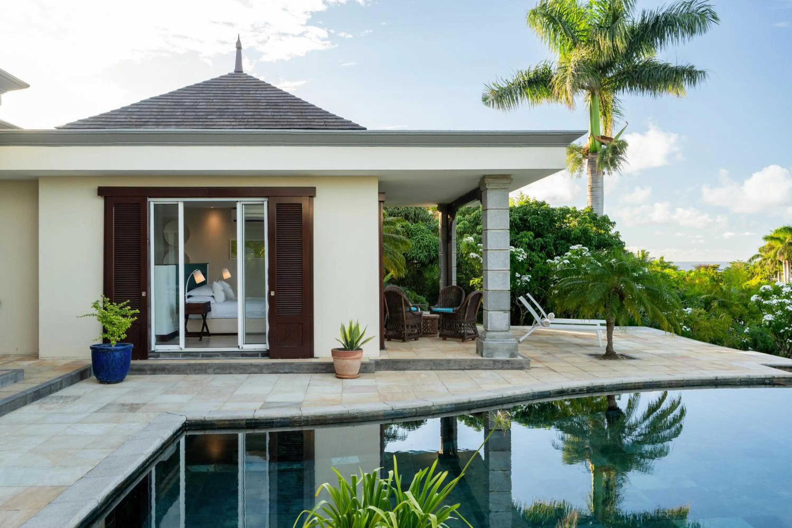 Garden view in Heritage The Villas