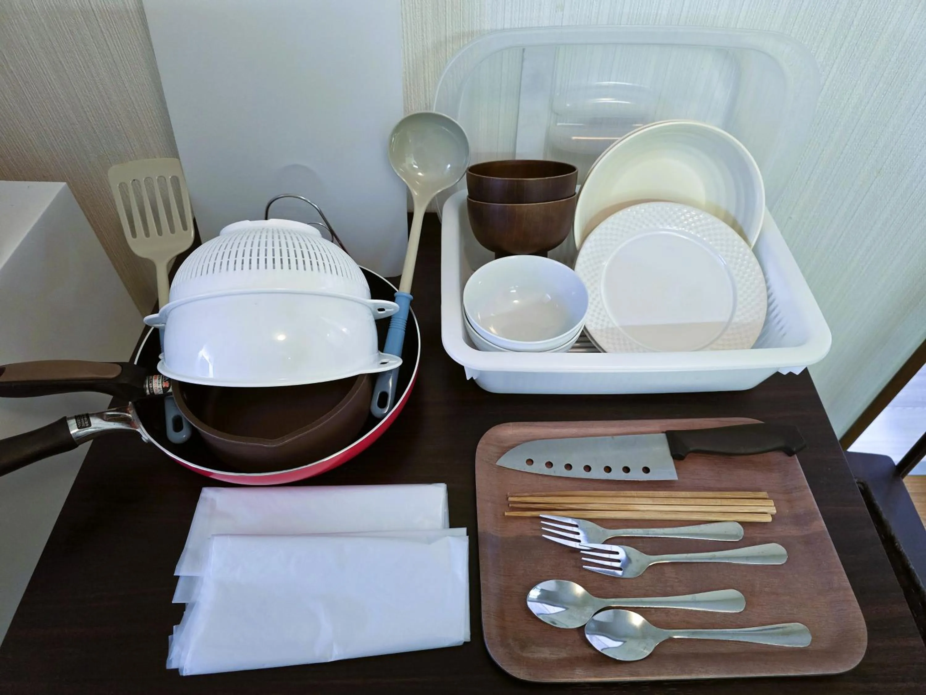 Kitchen or kitchenette in Comfort CUBE PHOENIX Beppu (やよいビル)