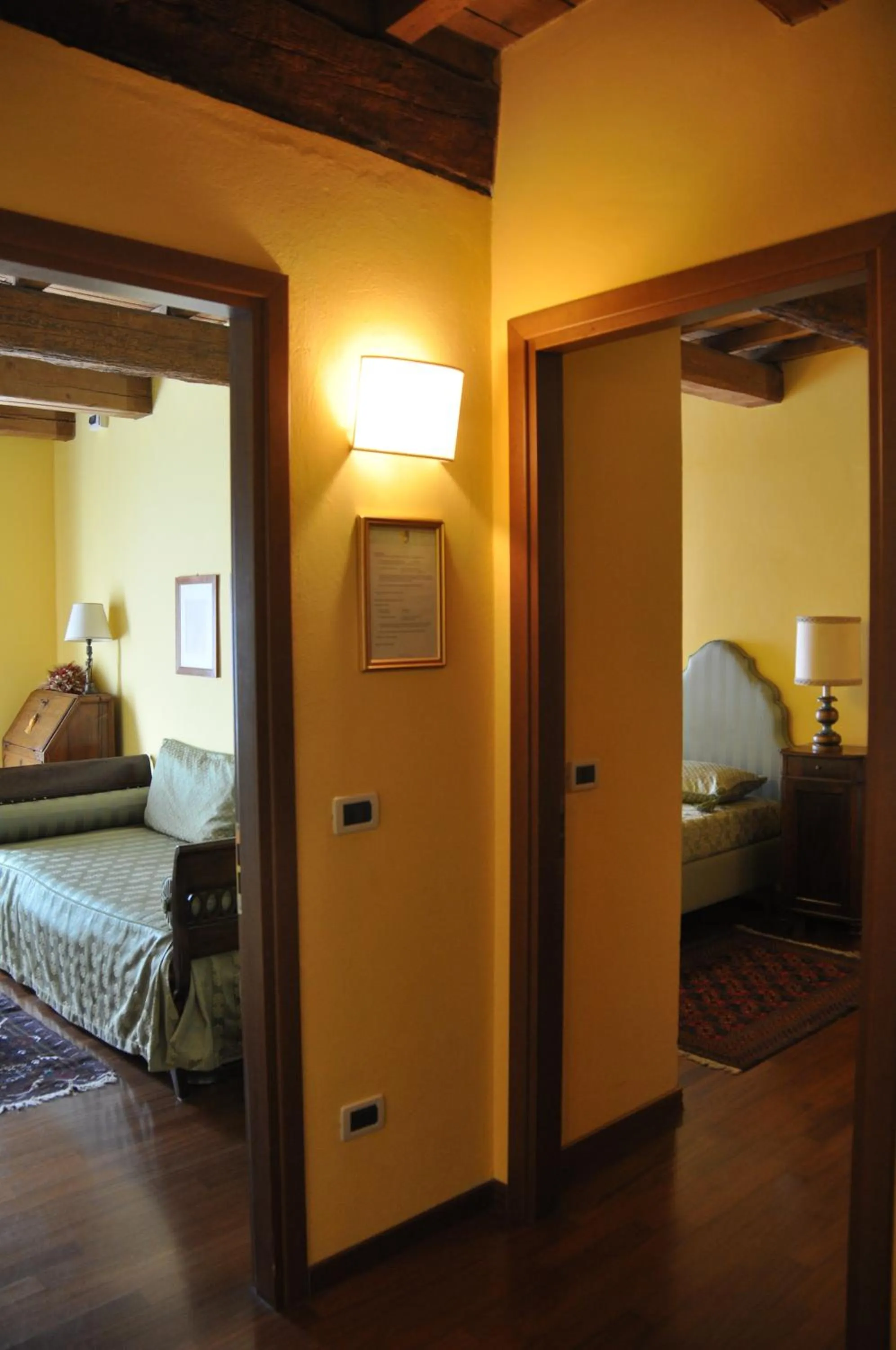 Decorative detail, Bed in Piazza Nova Guest House