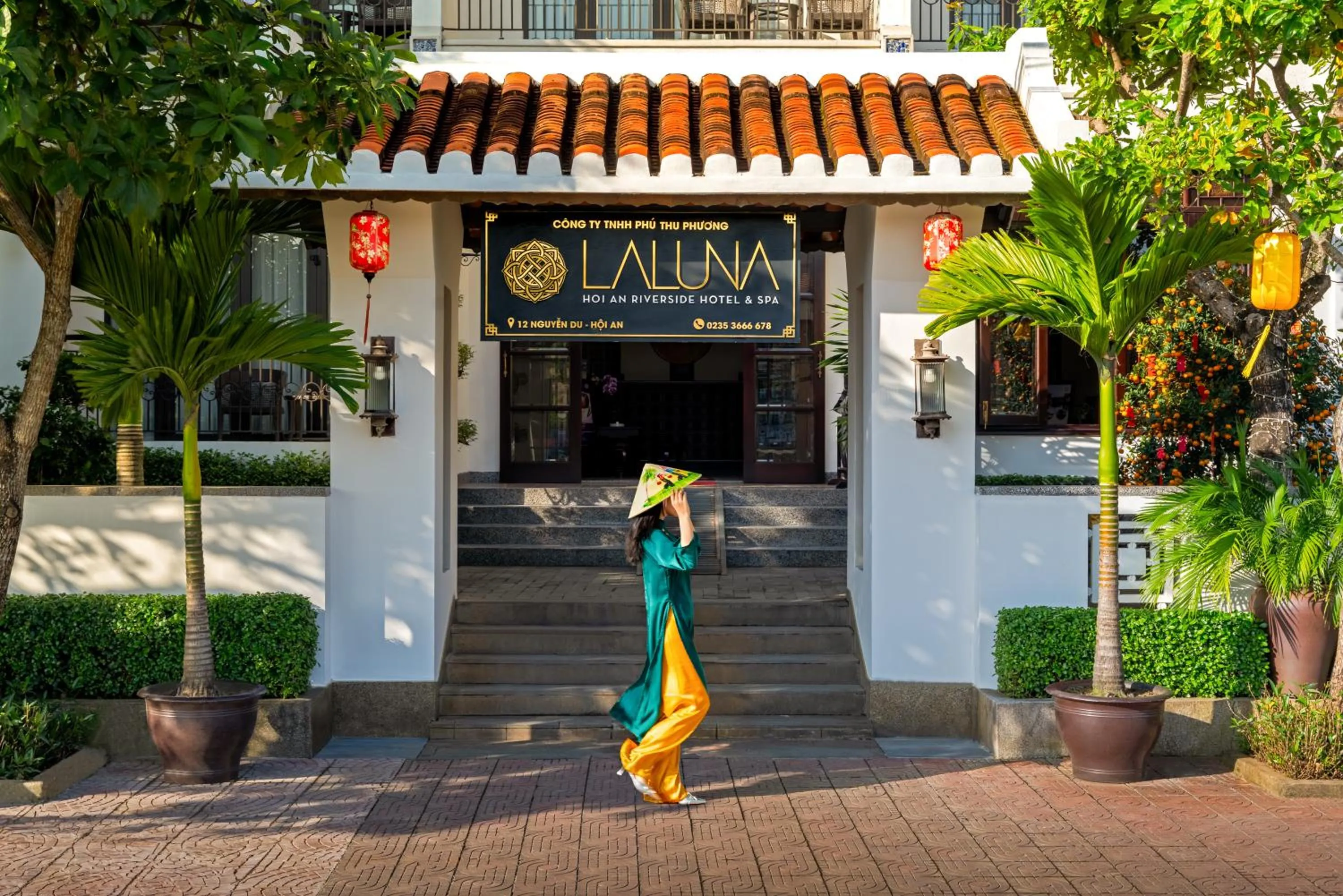 Facade/entrance in Laluna Hoi An Riverside Hotel & Spa