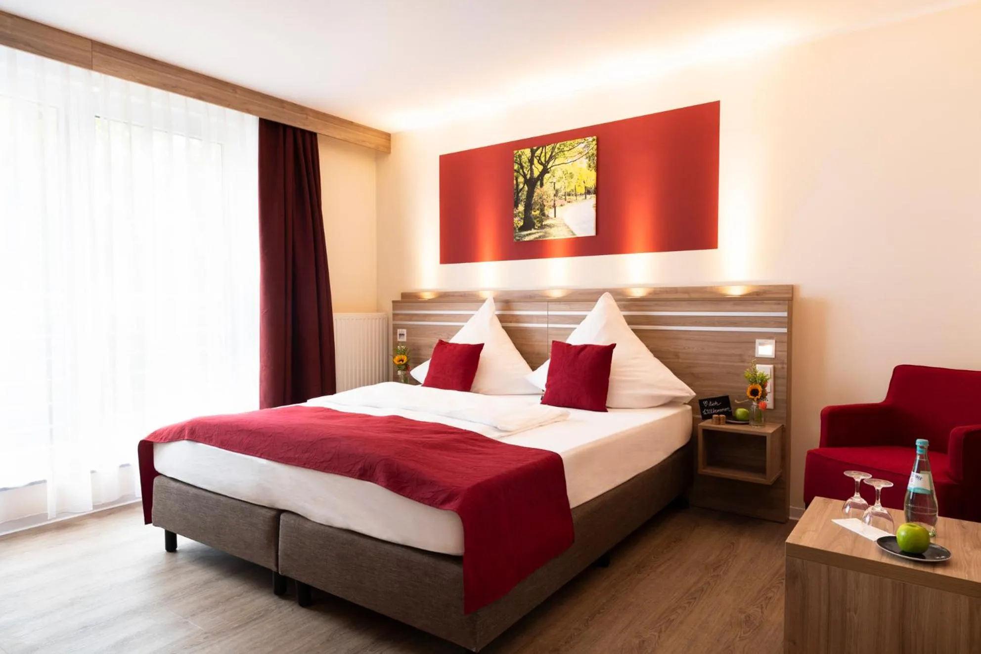 Bed in Parkhotel Herne