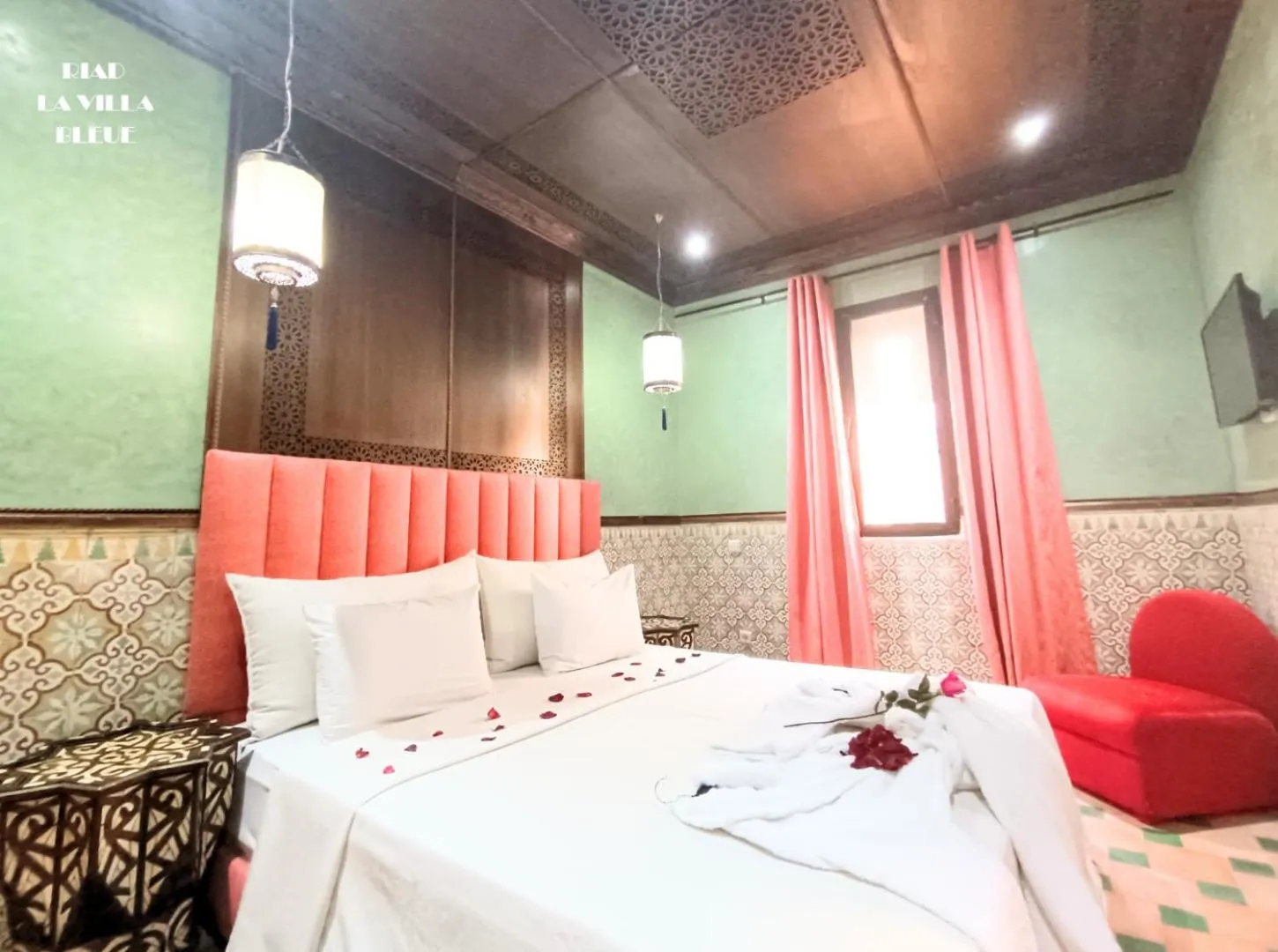 Bed in Riad la villa bleue & SPA