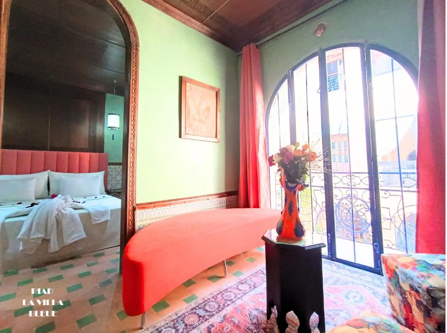 Bed in Riad la villa bleue & SPA