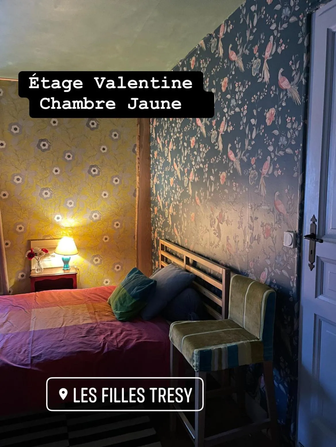 Bed in Chambres d Hôtes Les Filles Tresy