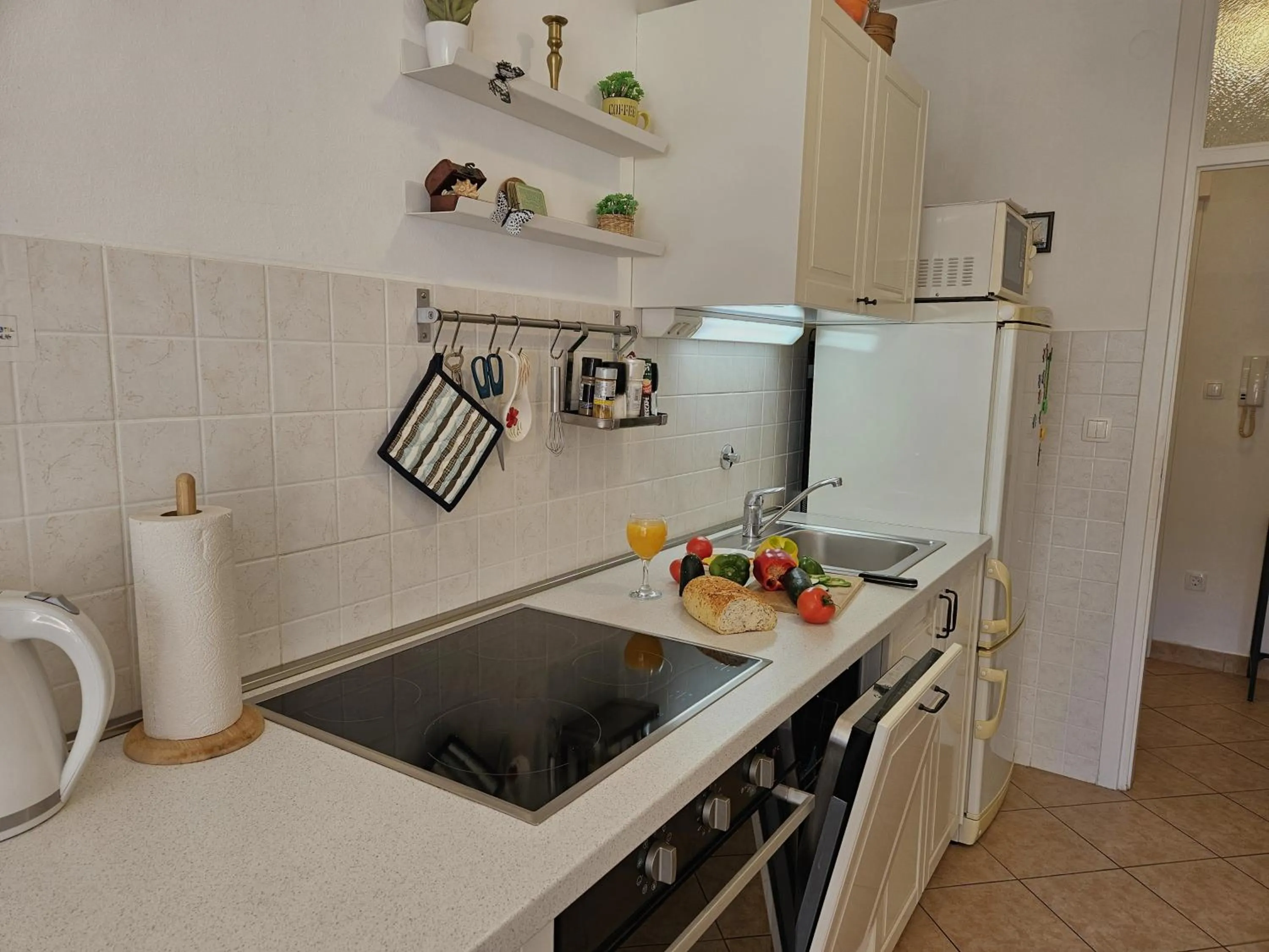 dishwasher in Apartment Romana with a spacious terrace