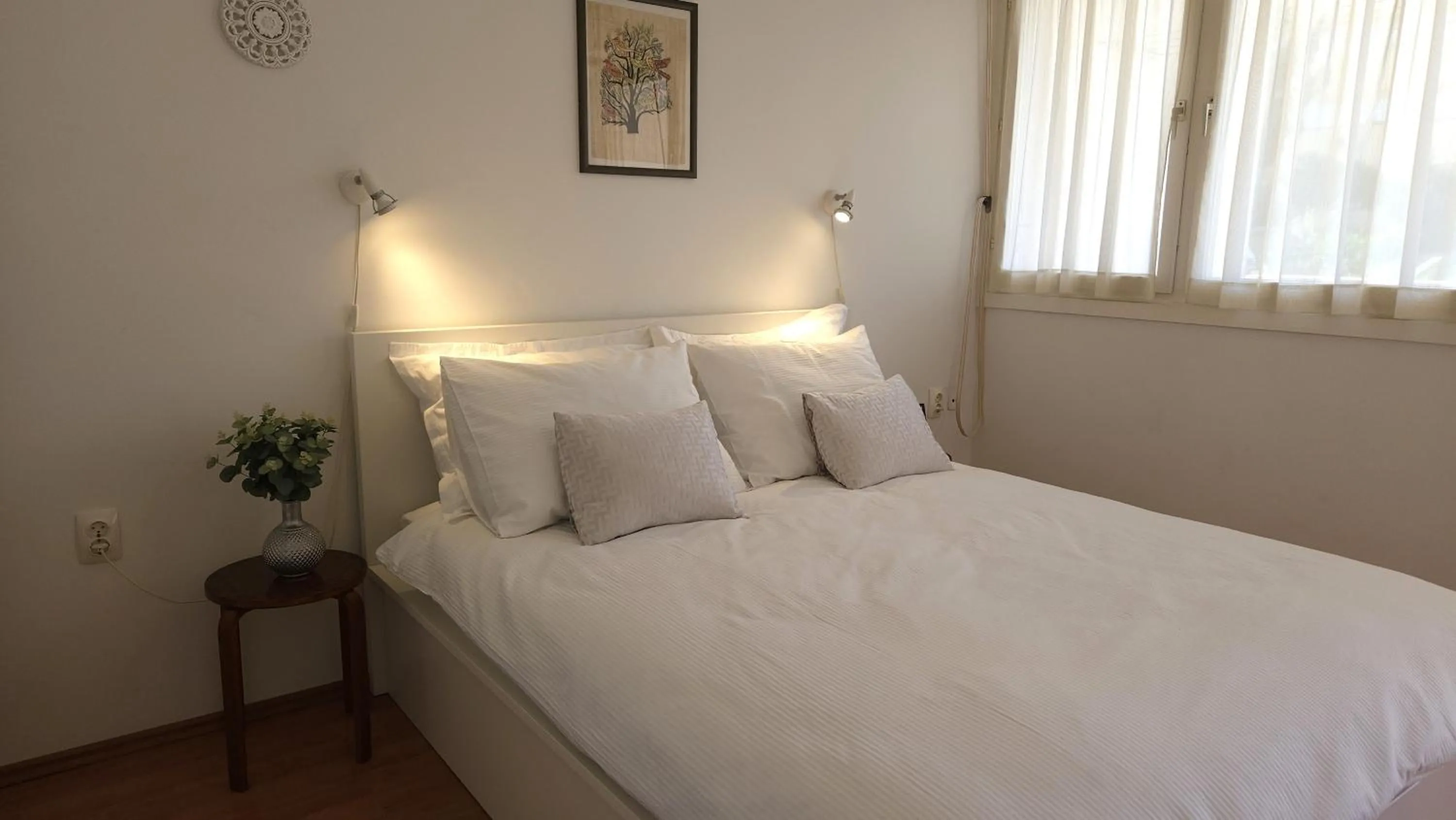 Bed in Apartment Romana with a spacious terrace