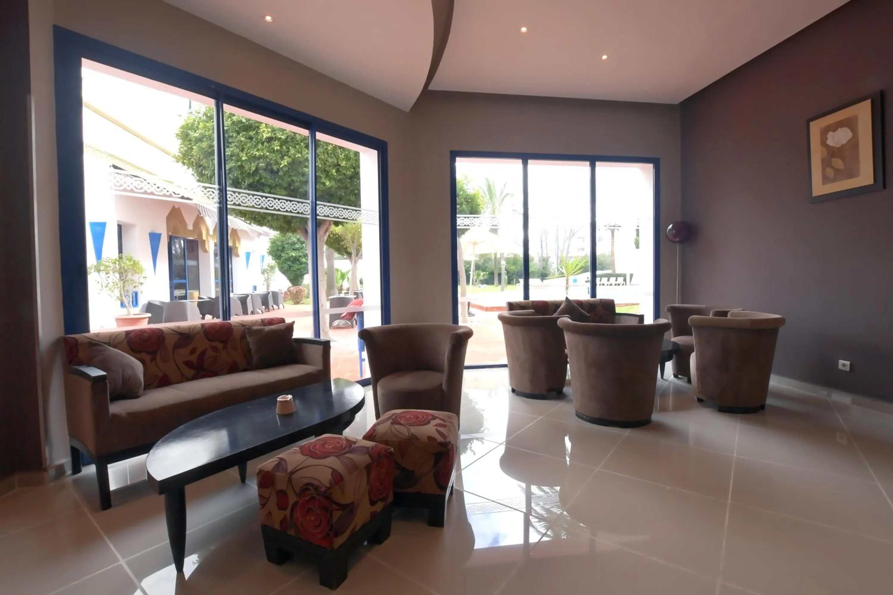 Seating area in Senator Hotel Tanger