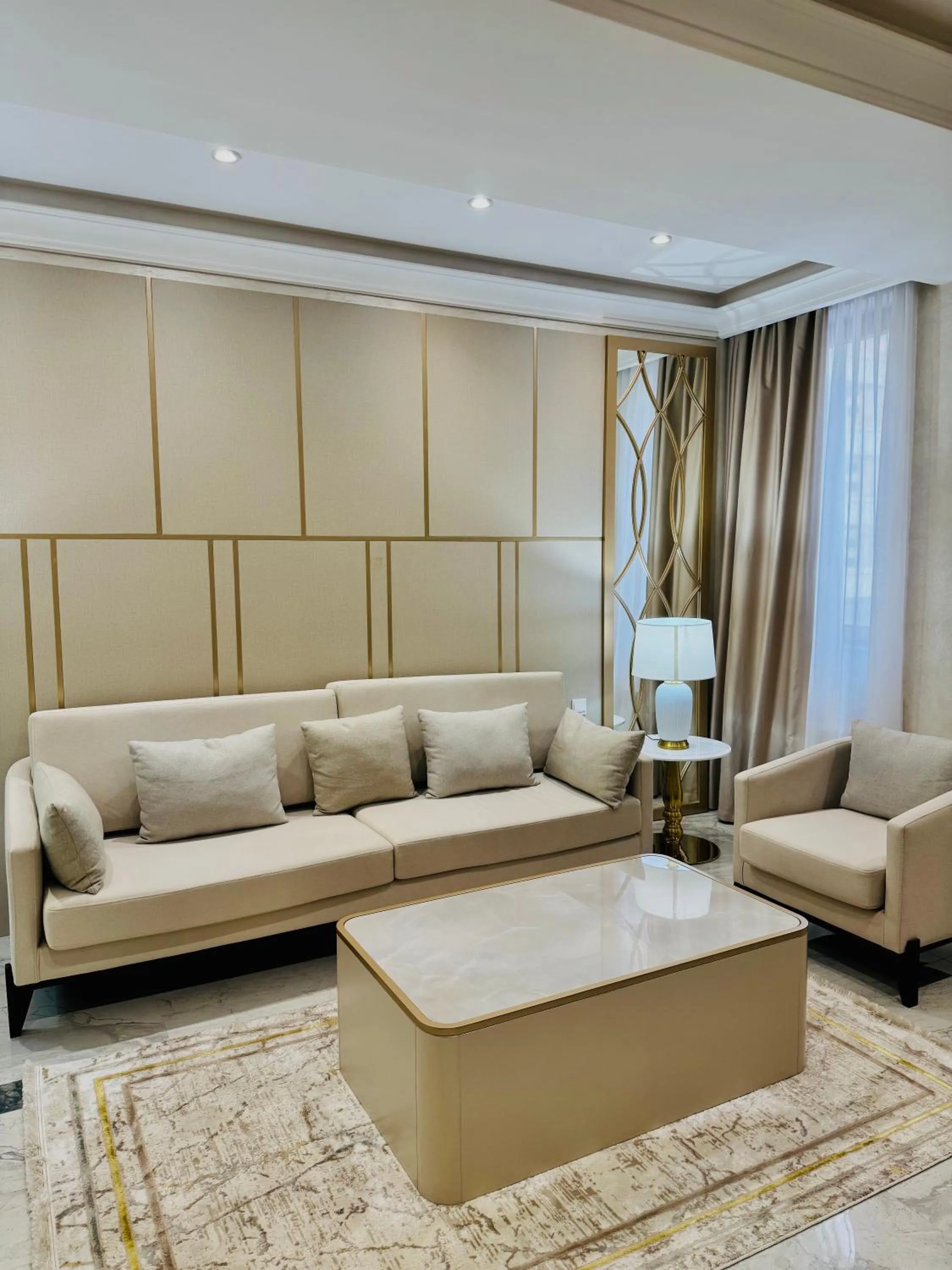 Seating area in Ganjali Plaza Hotel