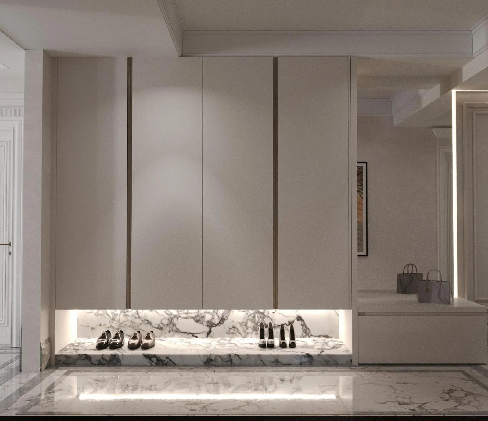 wardrobe in Ganjali Plaza Hotel