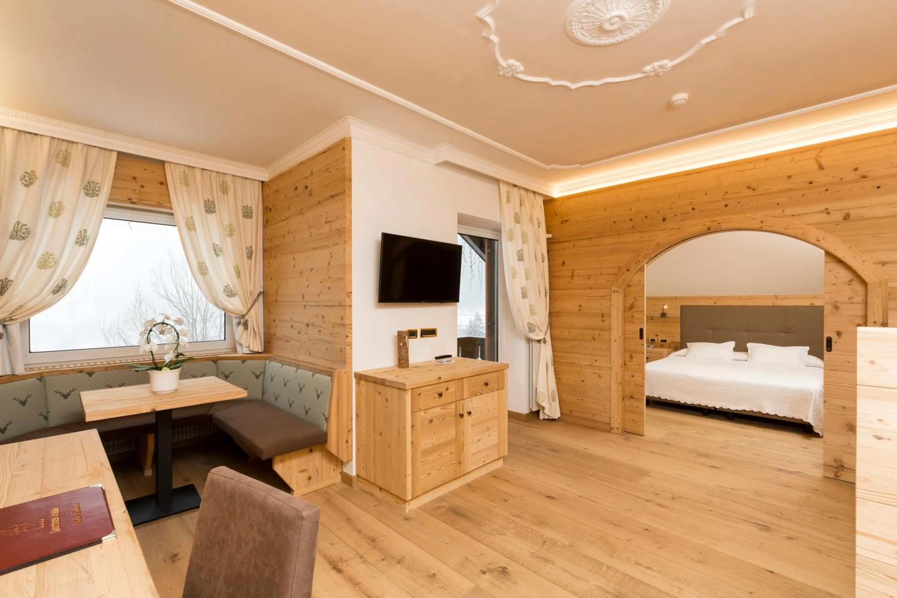 Photo of the whole room, Bed in Sporthotel Arabba