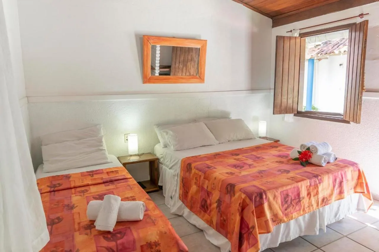 Bed in Pousada Varanda do Sol