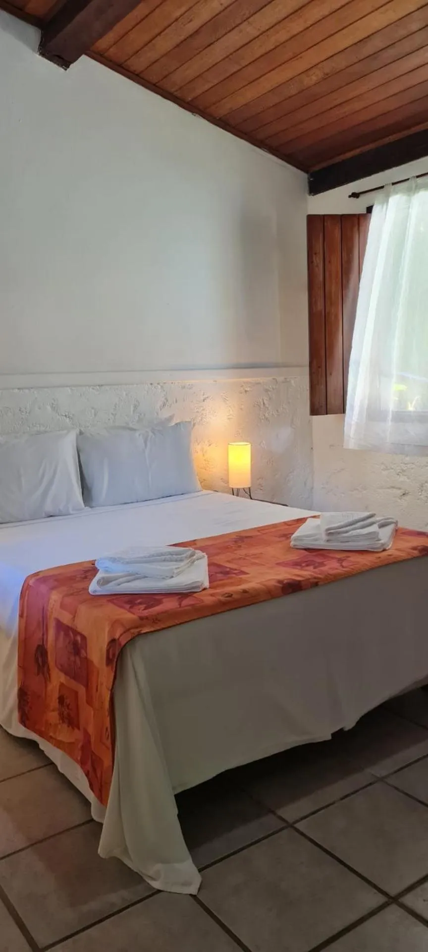 Bed in Pousada Varanda do Sol