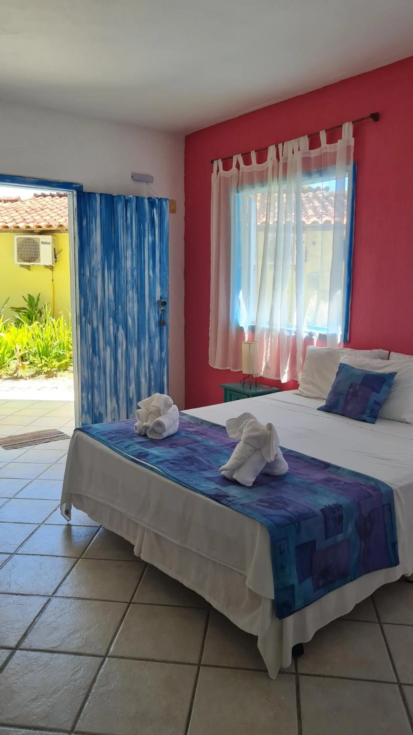 Bed in Pousada Varanda do Sol