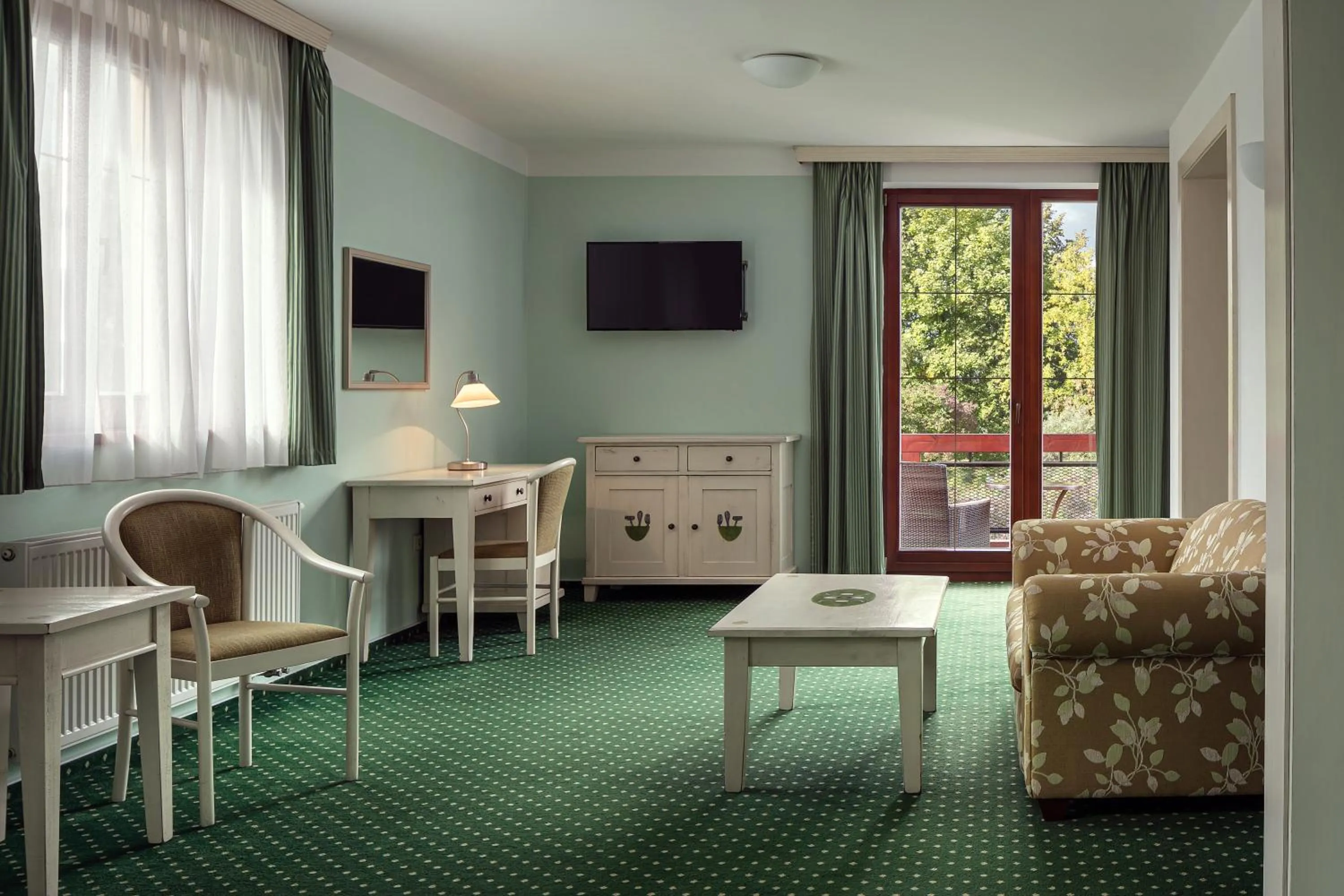 Living room in Golf & Spa Kunětická Hora