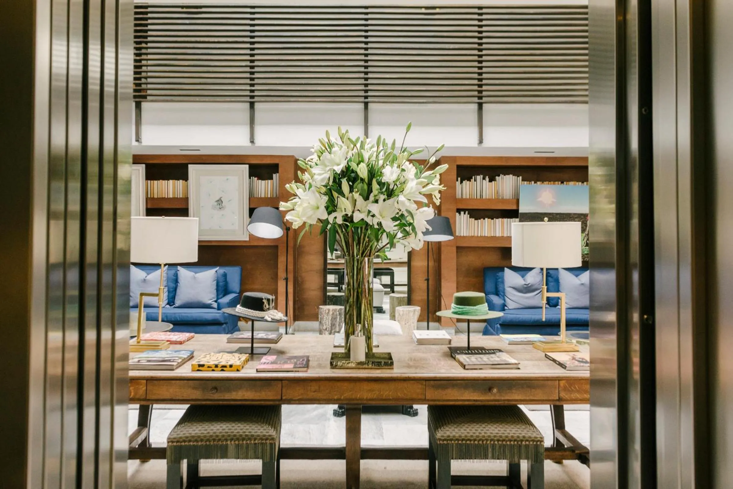 Library in Hotel Matilda, a Member of Design Hotels
