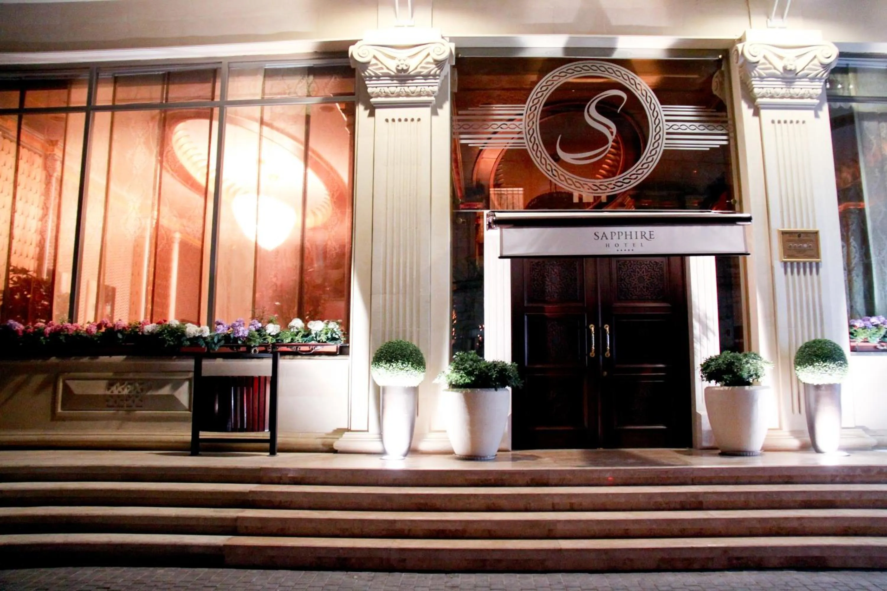 Facade/entrance in Sapphire Hotel
