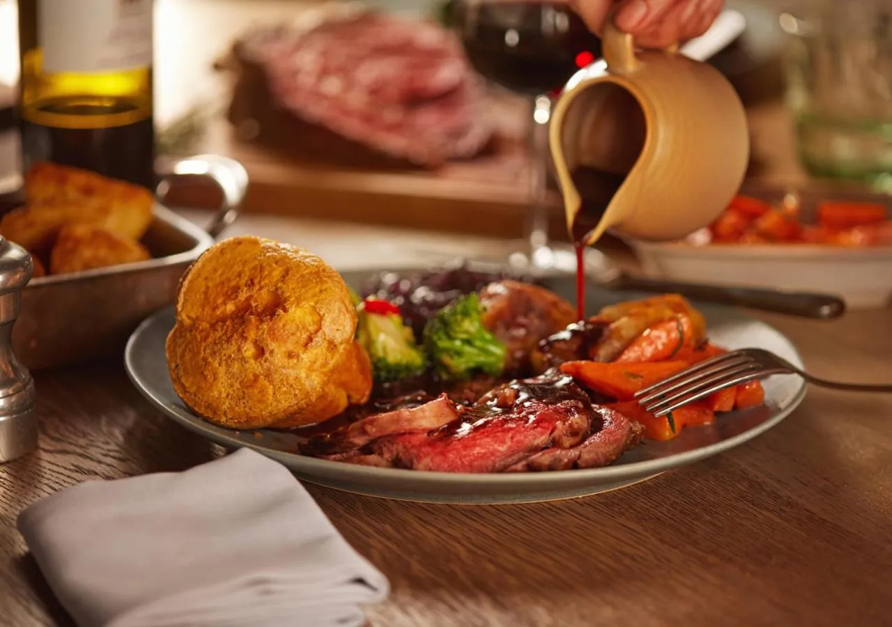 Food close-up in The Angel Hotel