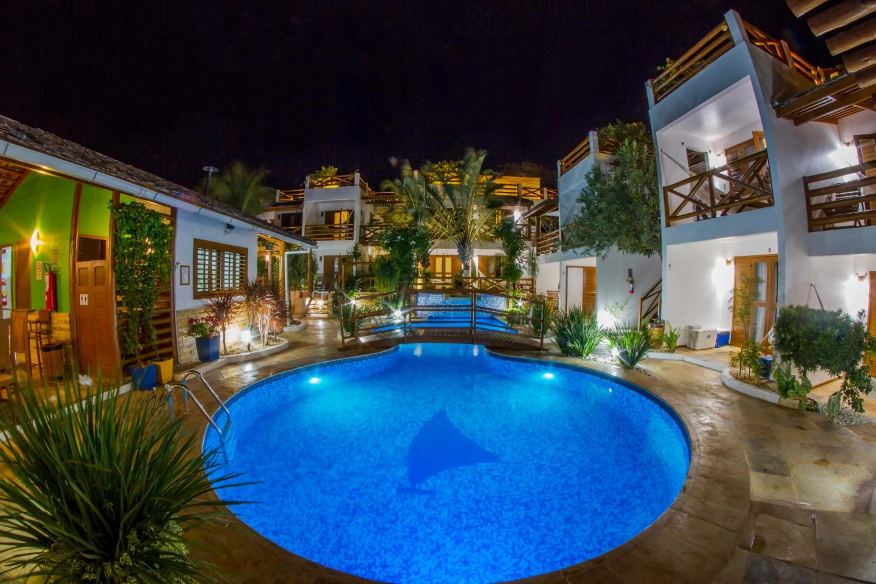 Swimming pool in Pousada Windjeri