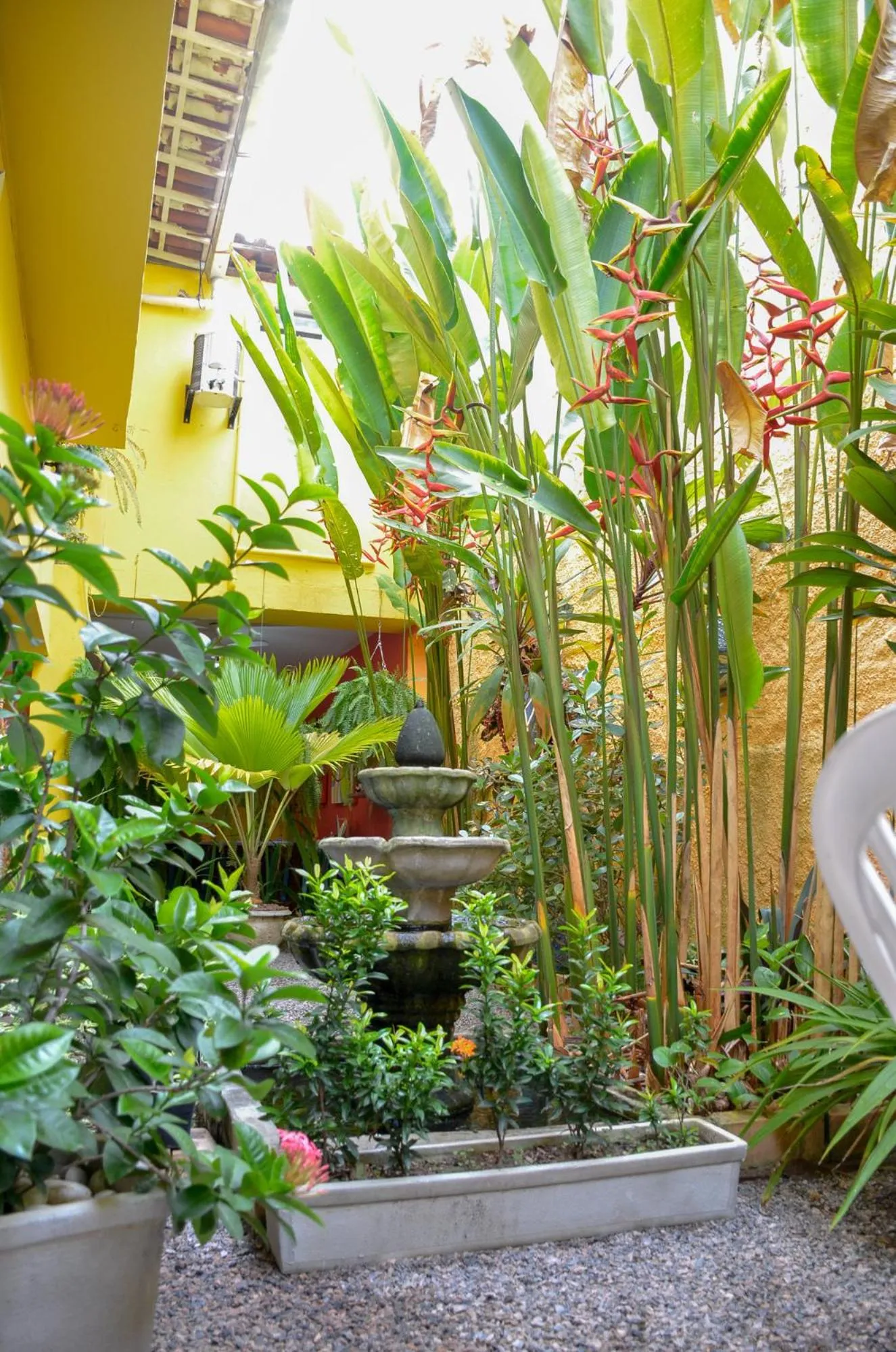 Garden in Pousada Portomares