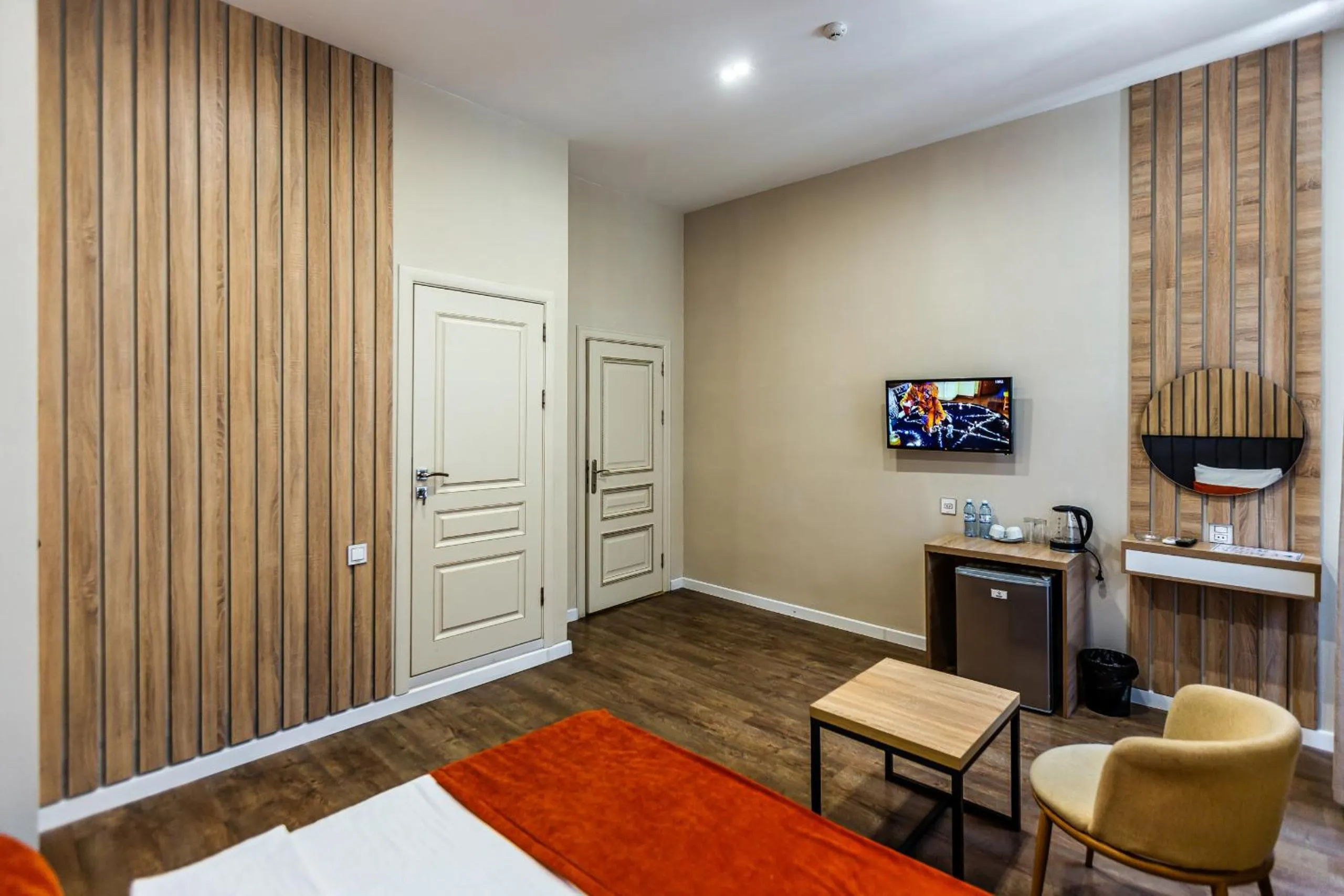 Bed in Seven Boutique Hotel Baku