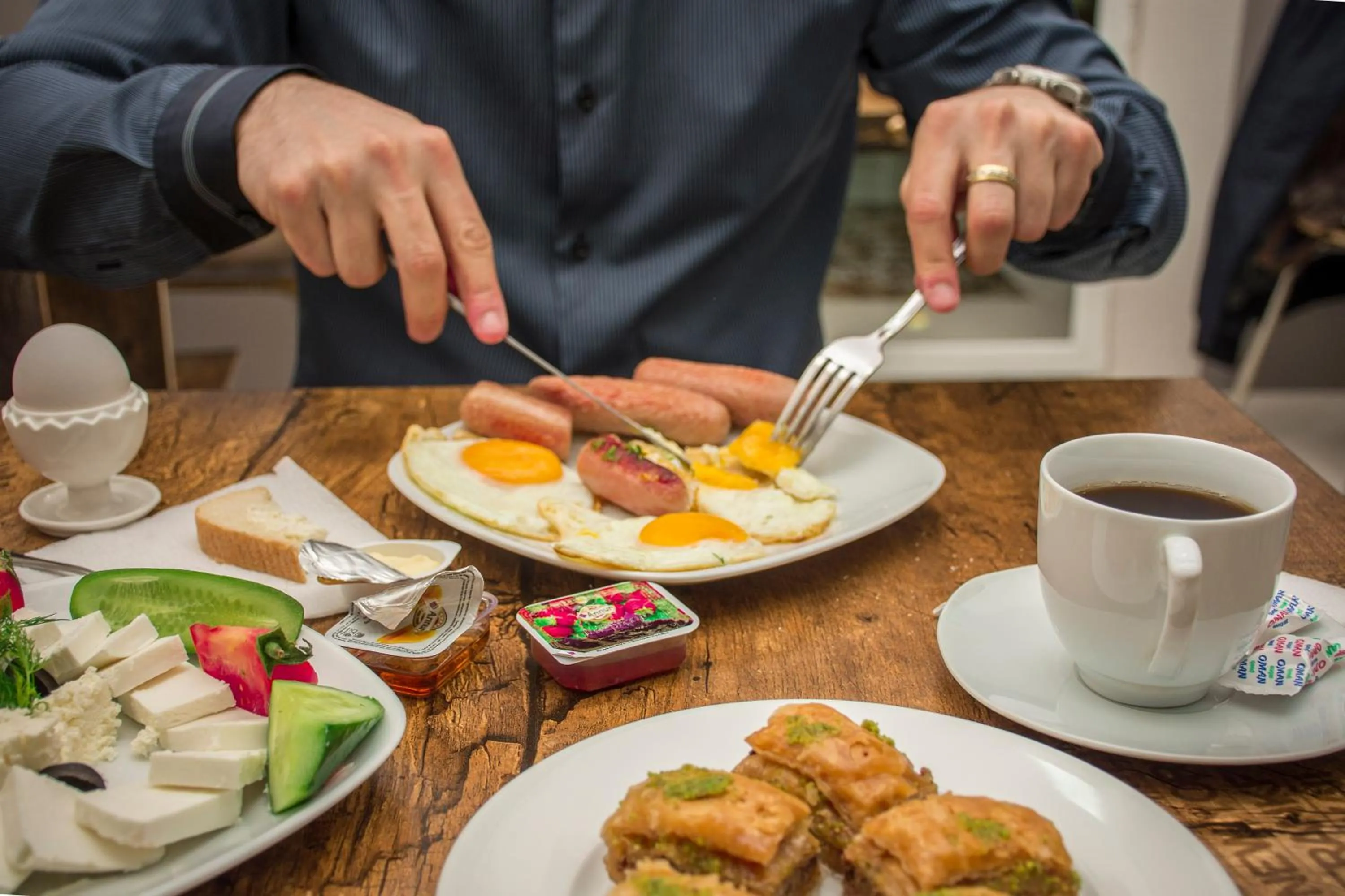 Breakfast in Seven Boutique Hotel Baku