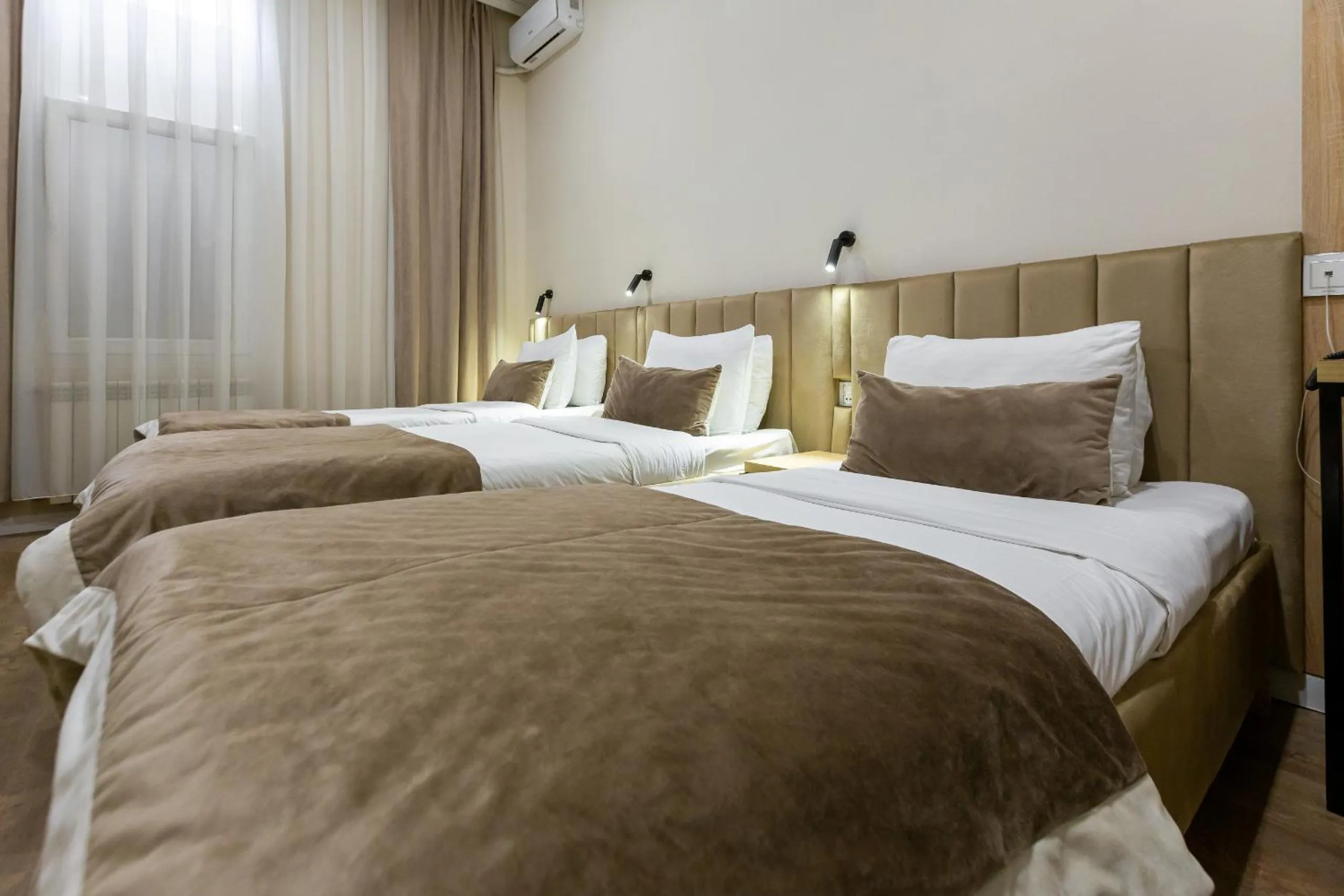 Bed in Seven Boutique Hotel Baku