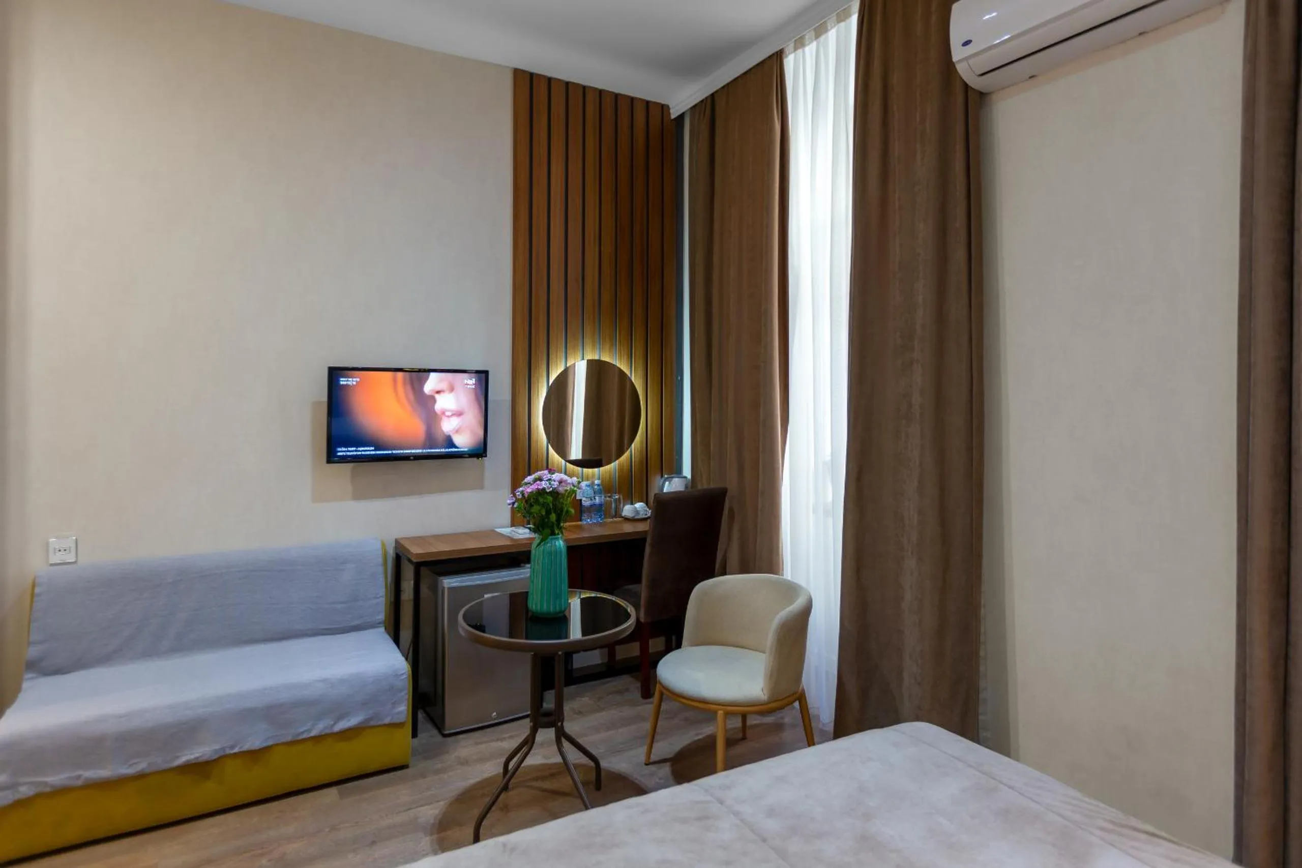 Bed in Seven Boutique Hotel Baku