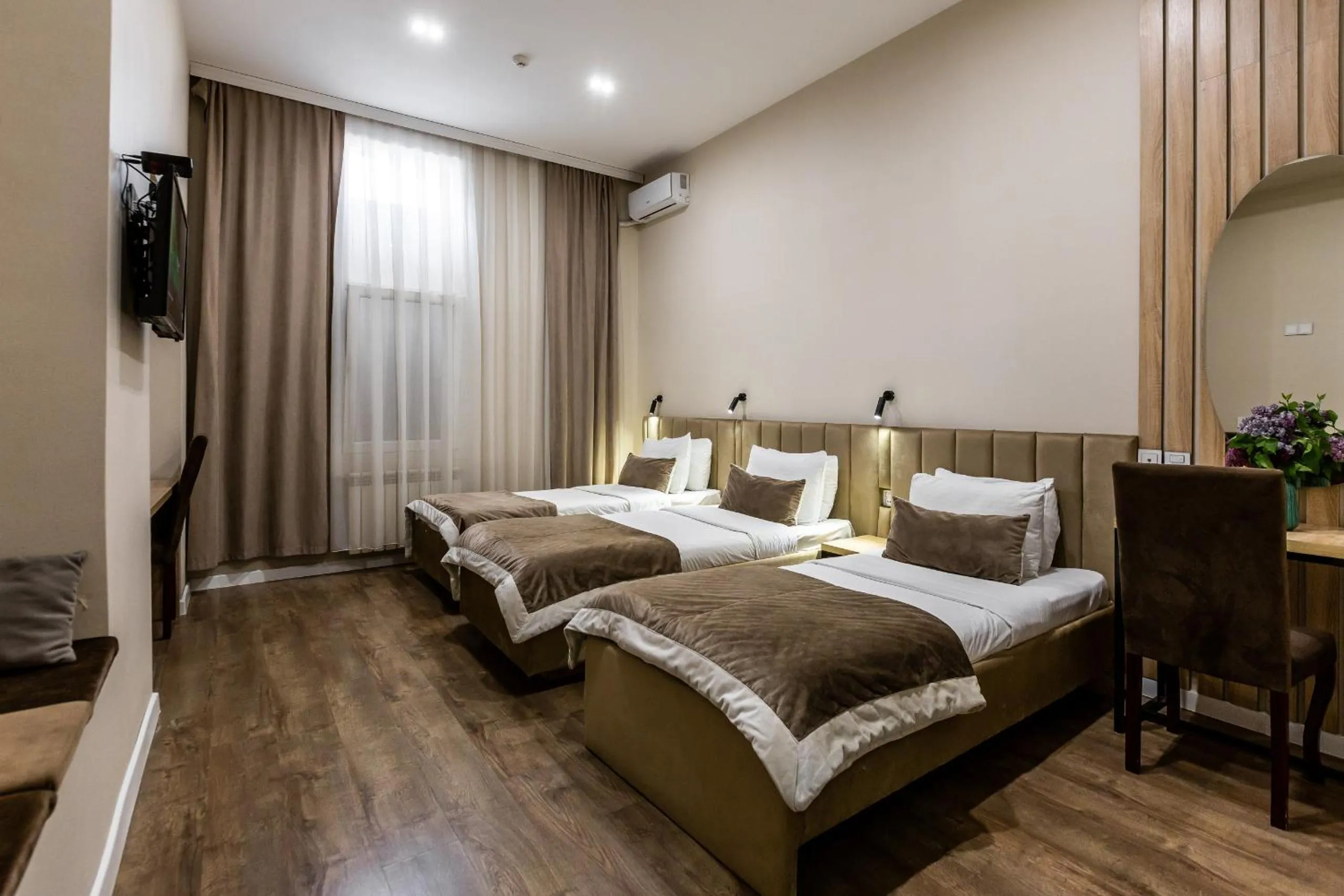 Bed in Seven Boutique Hotel Baku