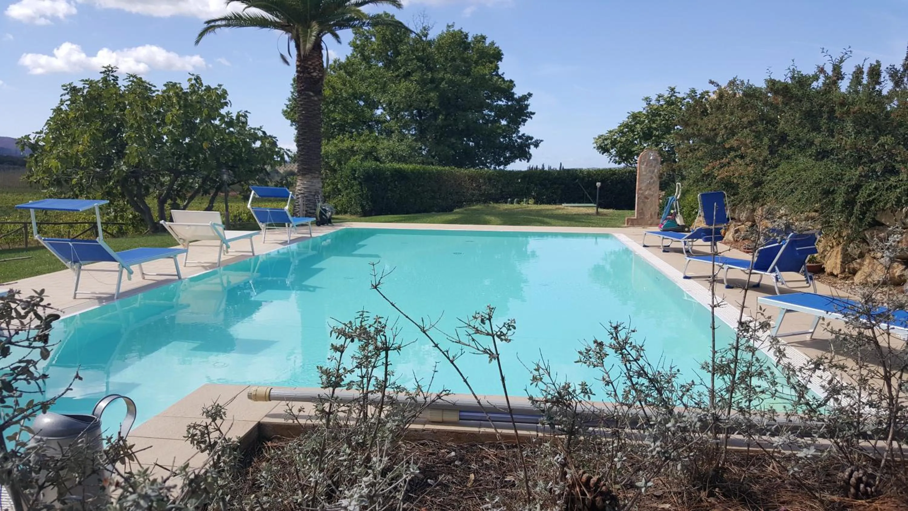 Pool view in La Locanda della Vecchia Hosteria